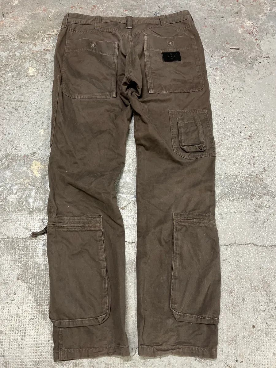 Armani 2000s Armani Multi Pockets Cargo Olive Obscure Pants Size US 34 / EU 50 - 5 Thumbnail