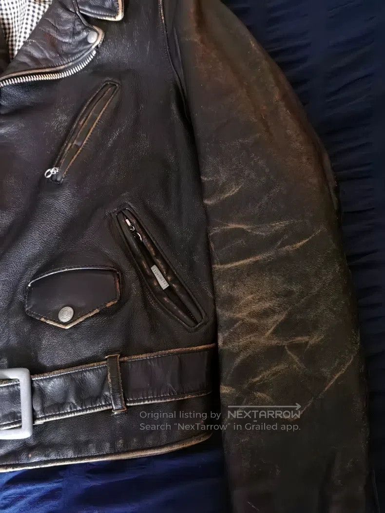 Schott Schott Motorcycle leather coat Size US L / EU 52-54 / 3 - 5 Thumbnail