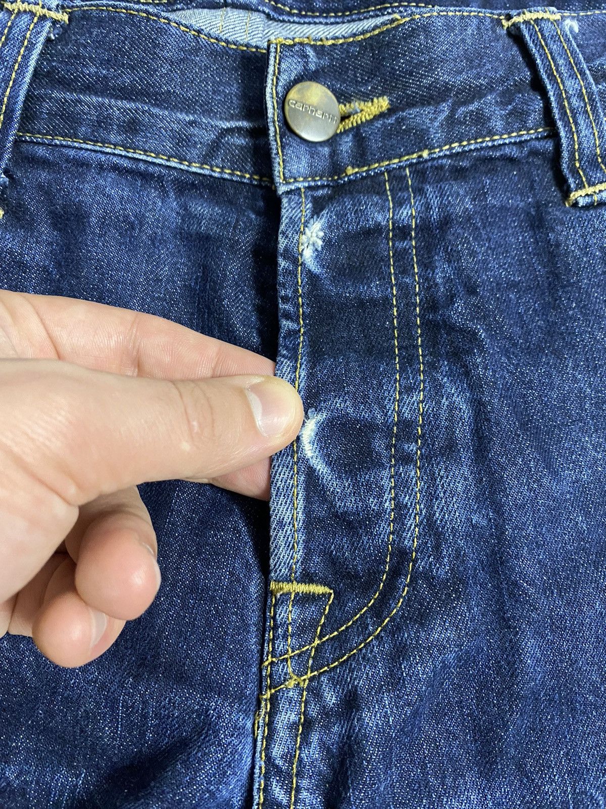Carhartt Rare Vintage Pants Denim Jeans Carhartt y2k style. Size US 31 - 11 Thumbnail