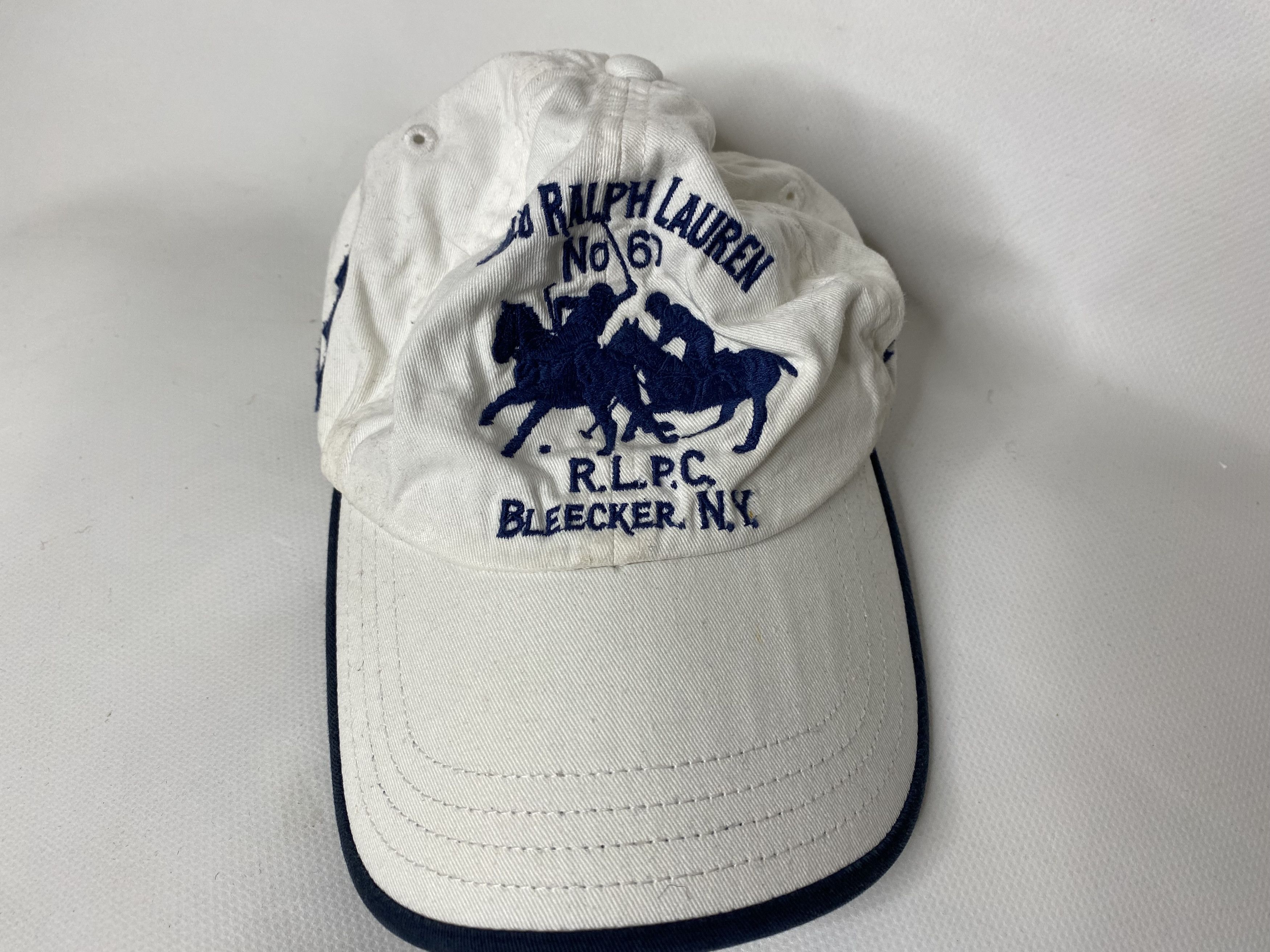 Polo Ralph Lauren × Vintage POLO RALPH LAUREN #67 BLEECKER NY HAT STRAPBACK EQUESTRIAN Size ONE SIZE - 2 Thumbnail