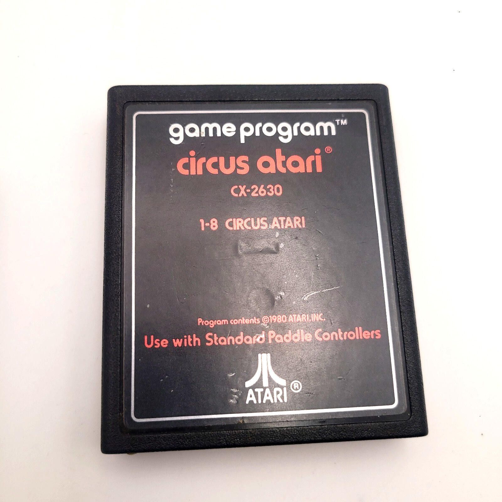 Other Circus Atari ATARI 2600 Game Cart Text Label CX-2630 Size ONE SIZE - 1 Thumbnail