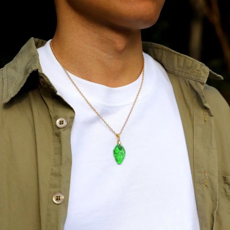 Jewelry × Vintage Green Fox Pendant Necklaces Size ONE SIZE - 3 Thumbnail