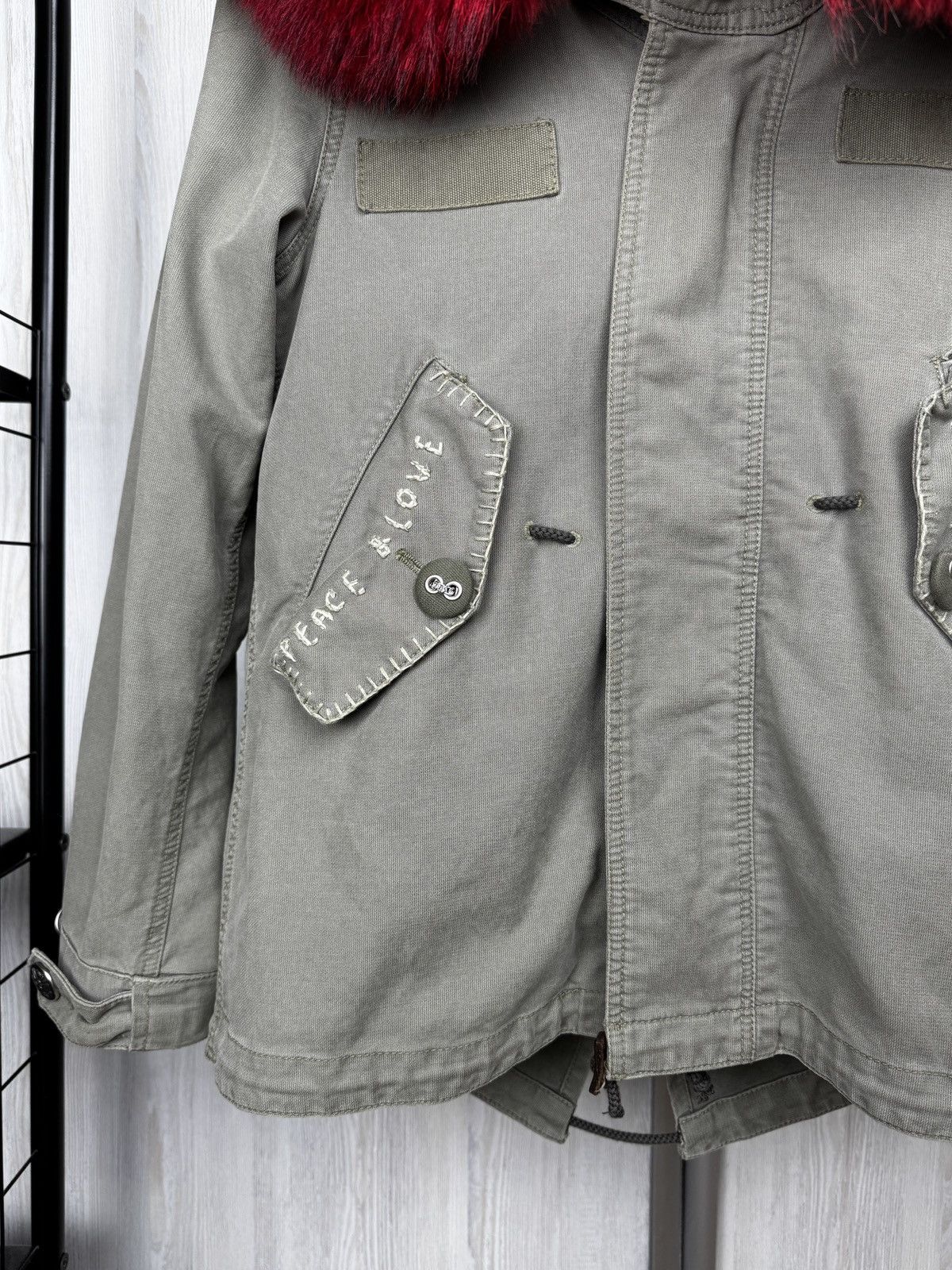 Other History Repeats by Femme Michele R. khaki lined jacket sz 42 Size M / US 6-8 / IT 42-44 - 4 Thumbnail