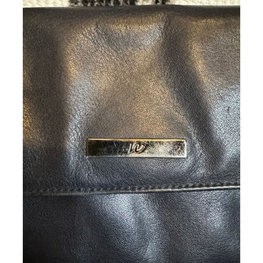 Bcbgmaxazria Leather Co By Liz Claiborne Vtg Crossbody Shoulder Bag Size ONE SIZE - 3 Thumbnail