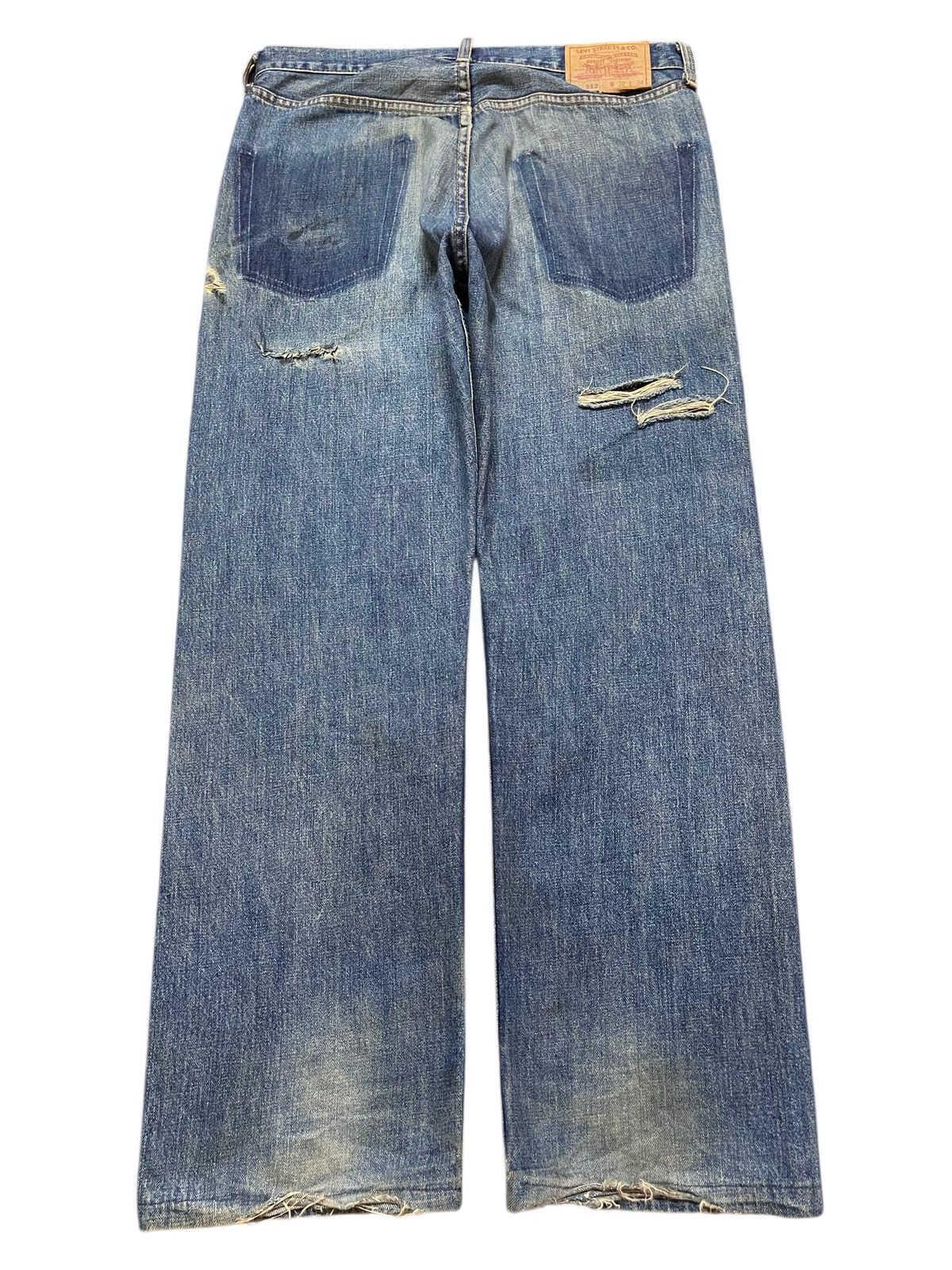 Vintage 90s Japan Levis 512 Distressed Style Baggy Jeans