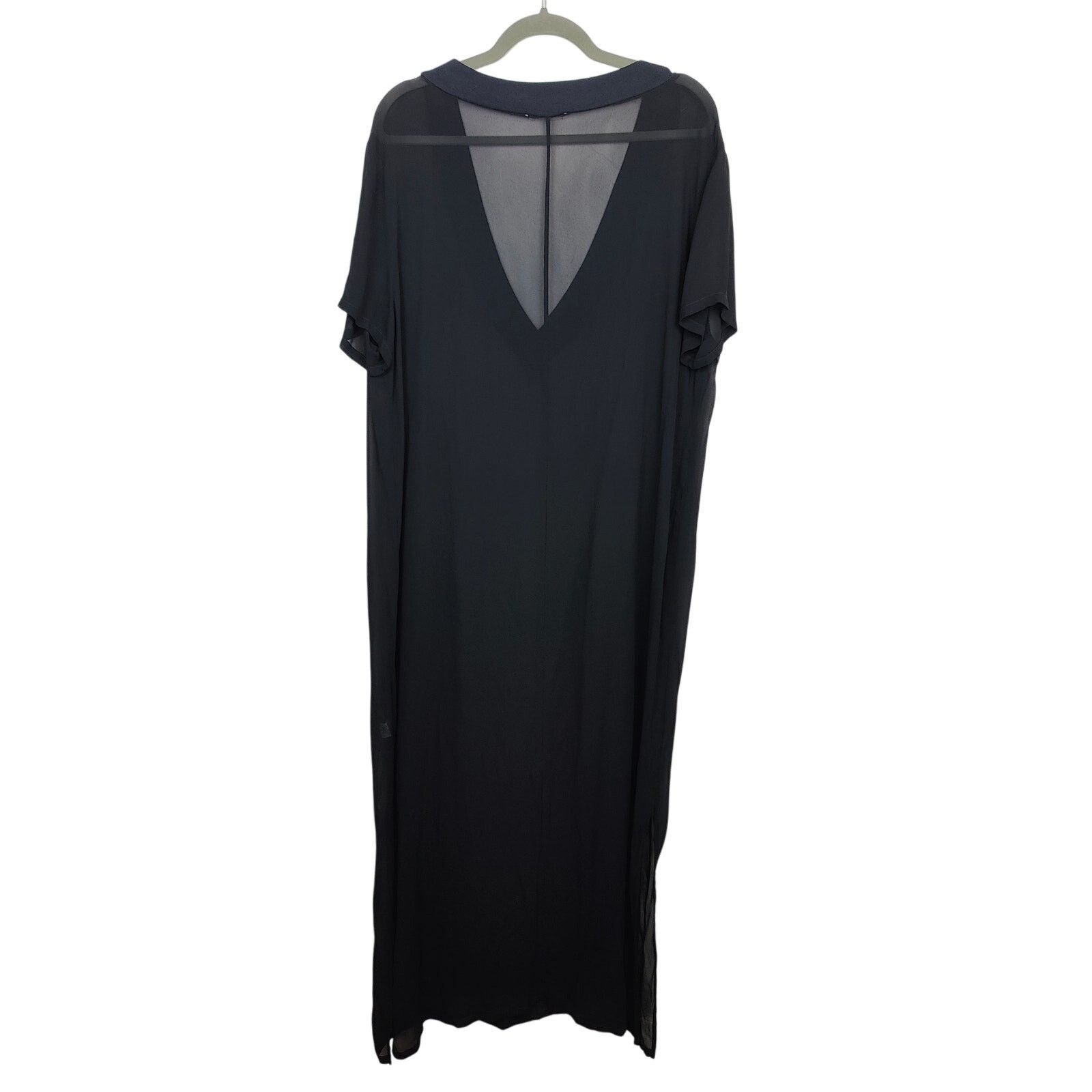 Other Lacausa Sheer Maxi Dress Womens Small Black Relaxed Beach Size S / US 4 / IT 40 - 3 Thumbnail