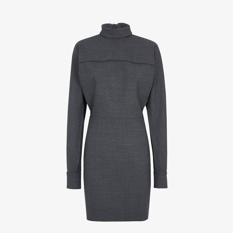 Fendi o1loc1c0426 Dress in Black Size L / US 10 / IT 46 - 1 Thumbnail