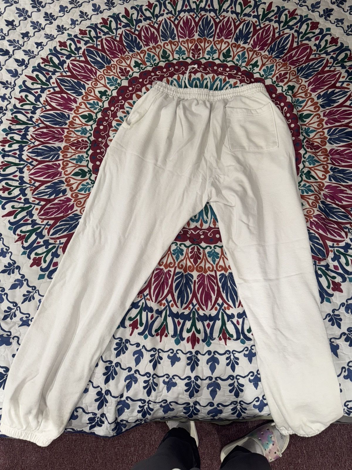 Sp5der White Sp5der Sweatpants Size US 30 / EU 46 - 4 Thumbnail