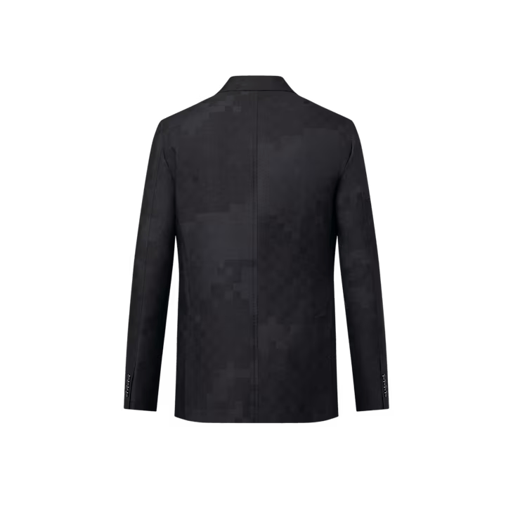 Louis Vuitton Silk and Wool Blend Napolitana Jacket Size 48S - 5 Thumbnail
