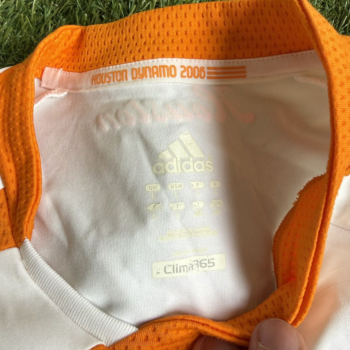Adidas Adidas Houston Dynamo Jersey Soccer Football Sample Mens L Size US L / EU 52-54 / 3 - 10 Thumbnail