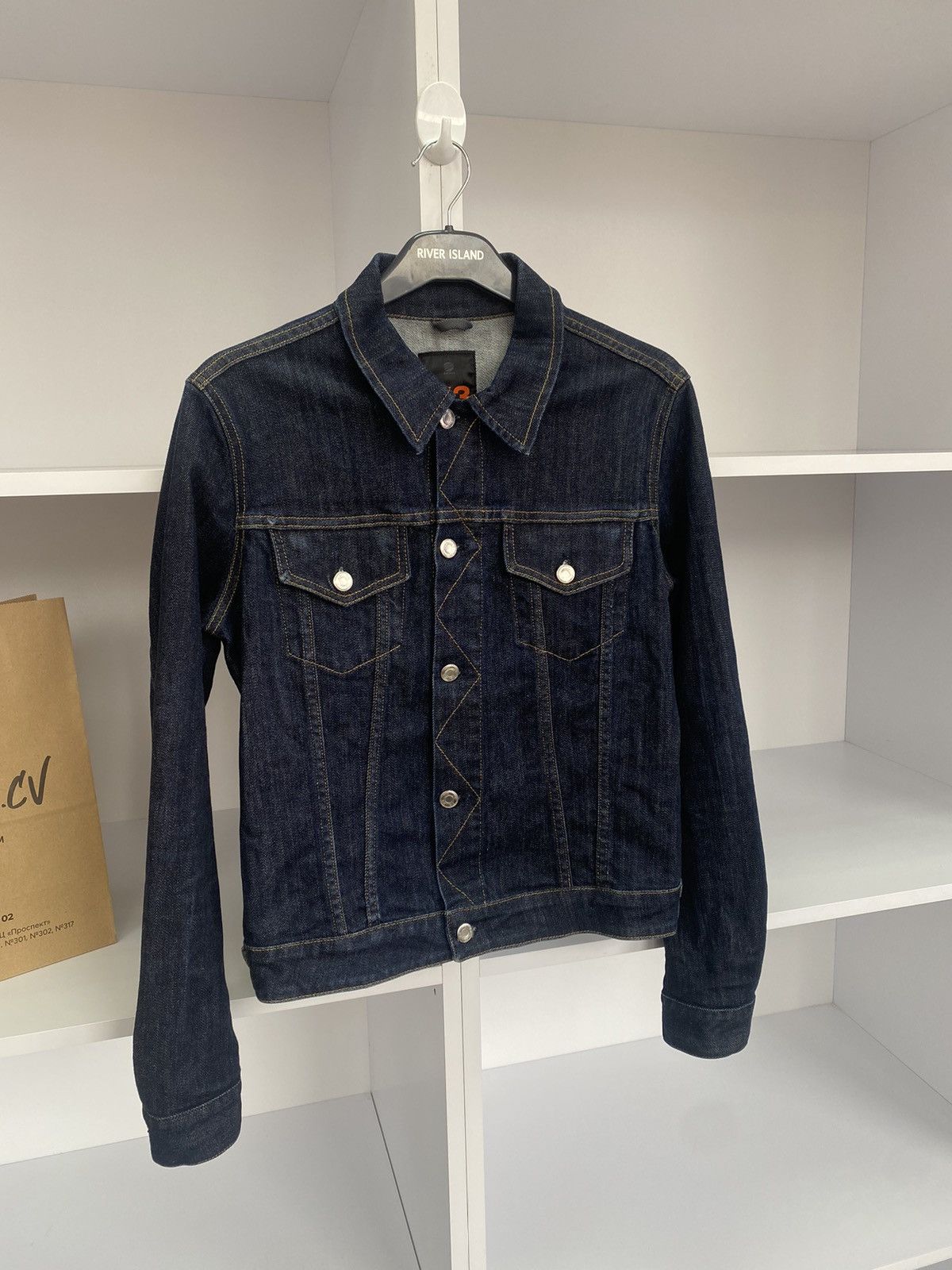 Vintage × Y-3 × Yohji Yamamoto Vintage Y-3 Women’s Denim Jeans Jacket Size L / US 10 / IT 46 - 4 Thumbnail