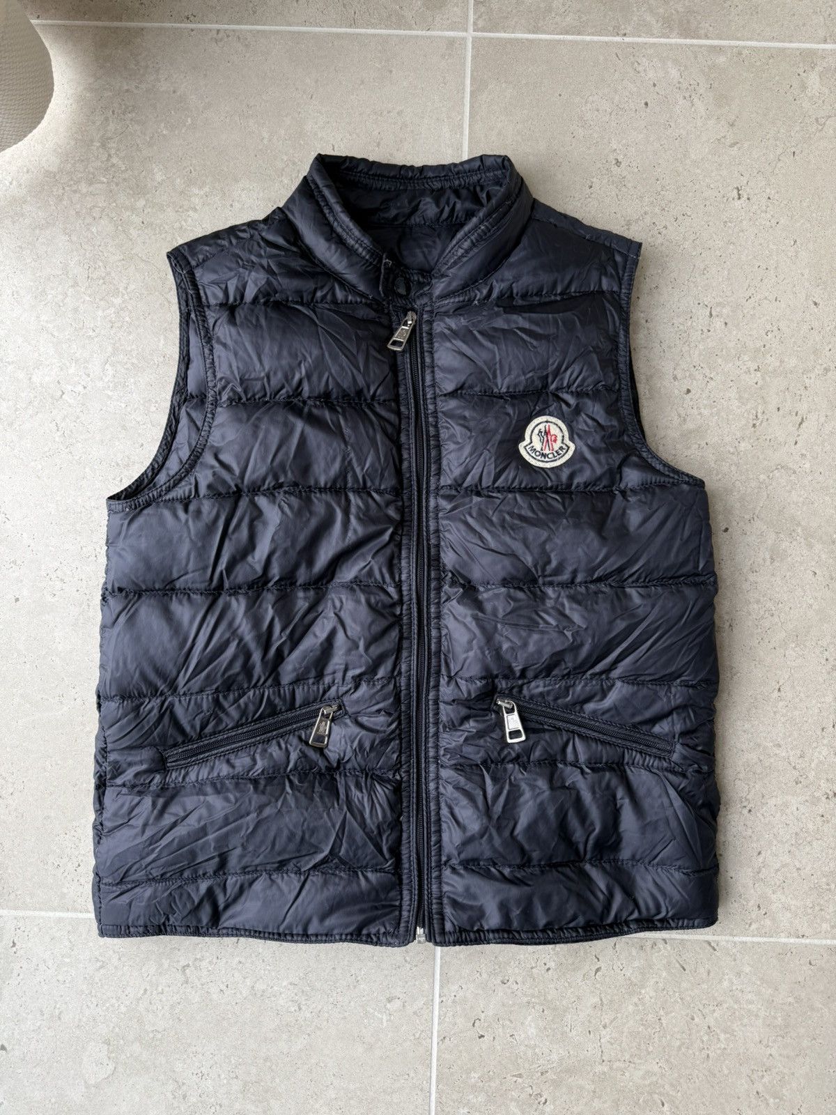 Moncler Moncler Vest Gilet Blue Size US XS / EU 42 / 0 - 1 Thumbnail