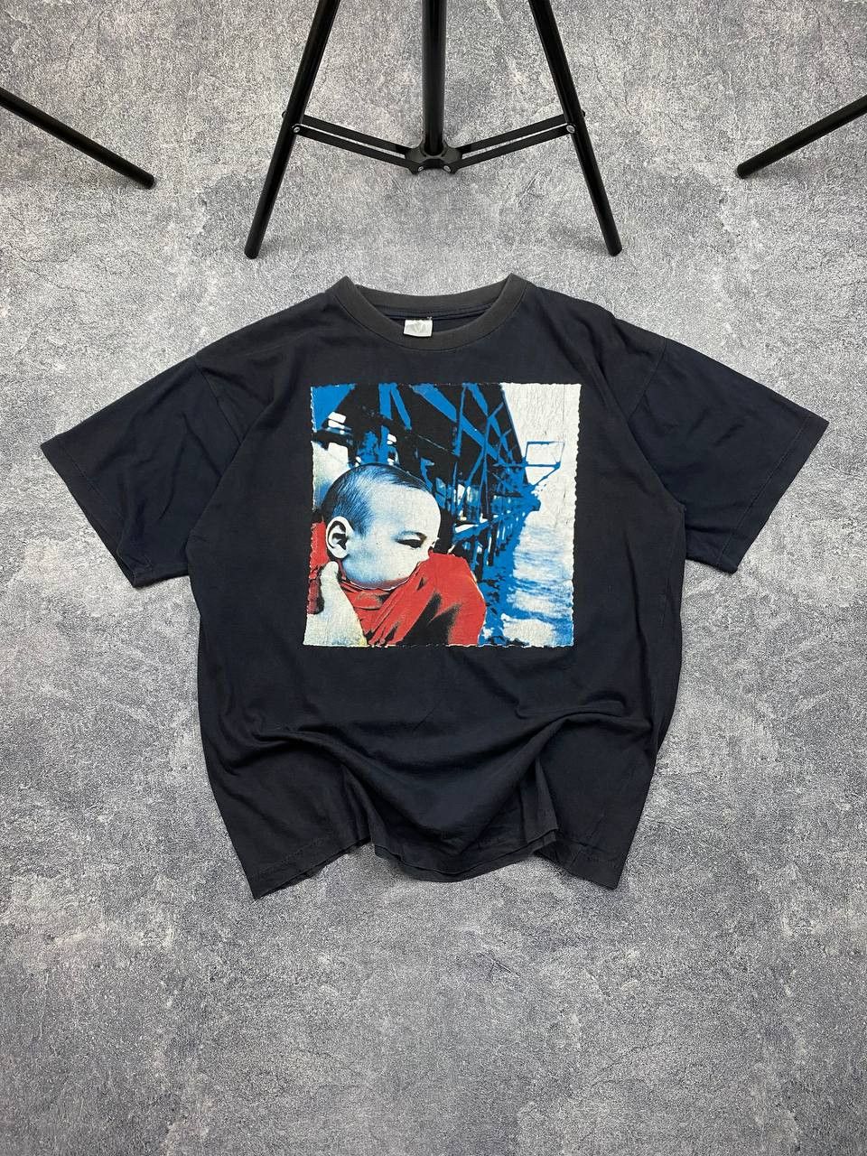 Band Tees × Japanese Brand Rare Vintage Litfiba SIngle Stitch Tee 90s Rock Size US L / EU 52-54 / 3 - 1 Thumbnail