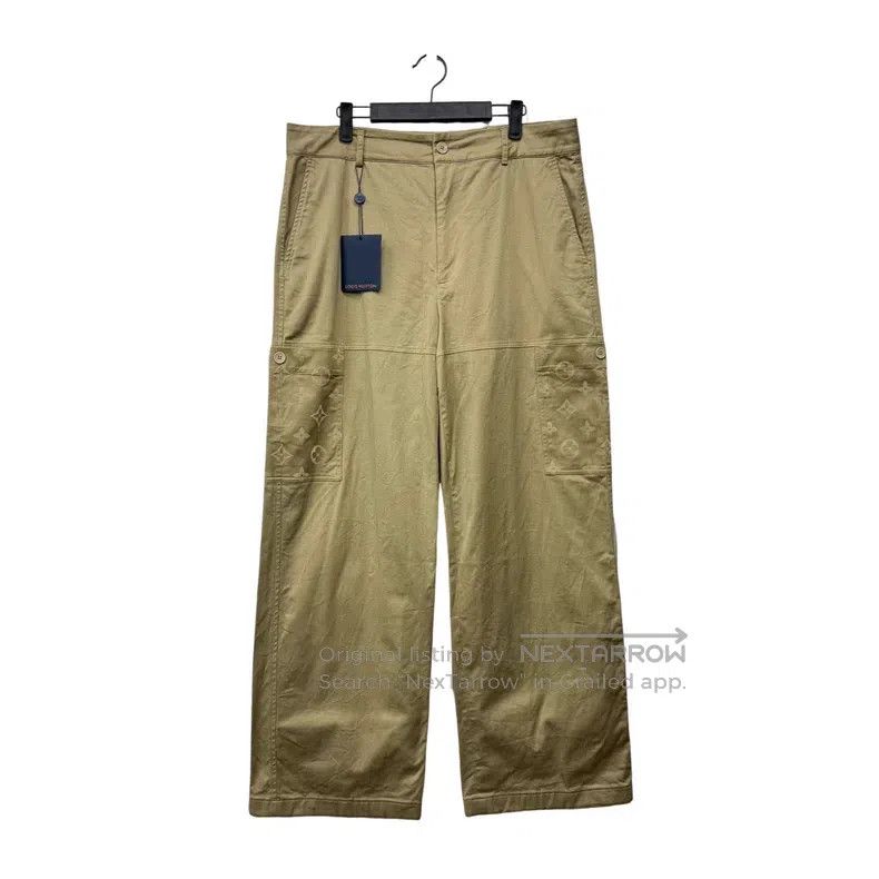 Louis Vuitton Louis Vuitton size US 52 Khaki cargo pants slacks pants Size US 36 / EU 52 - 1 Thumbnail
