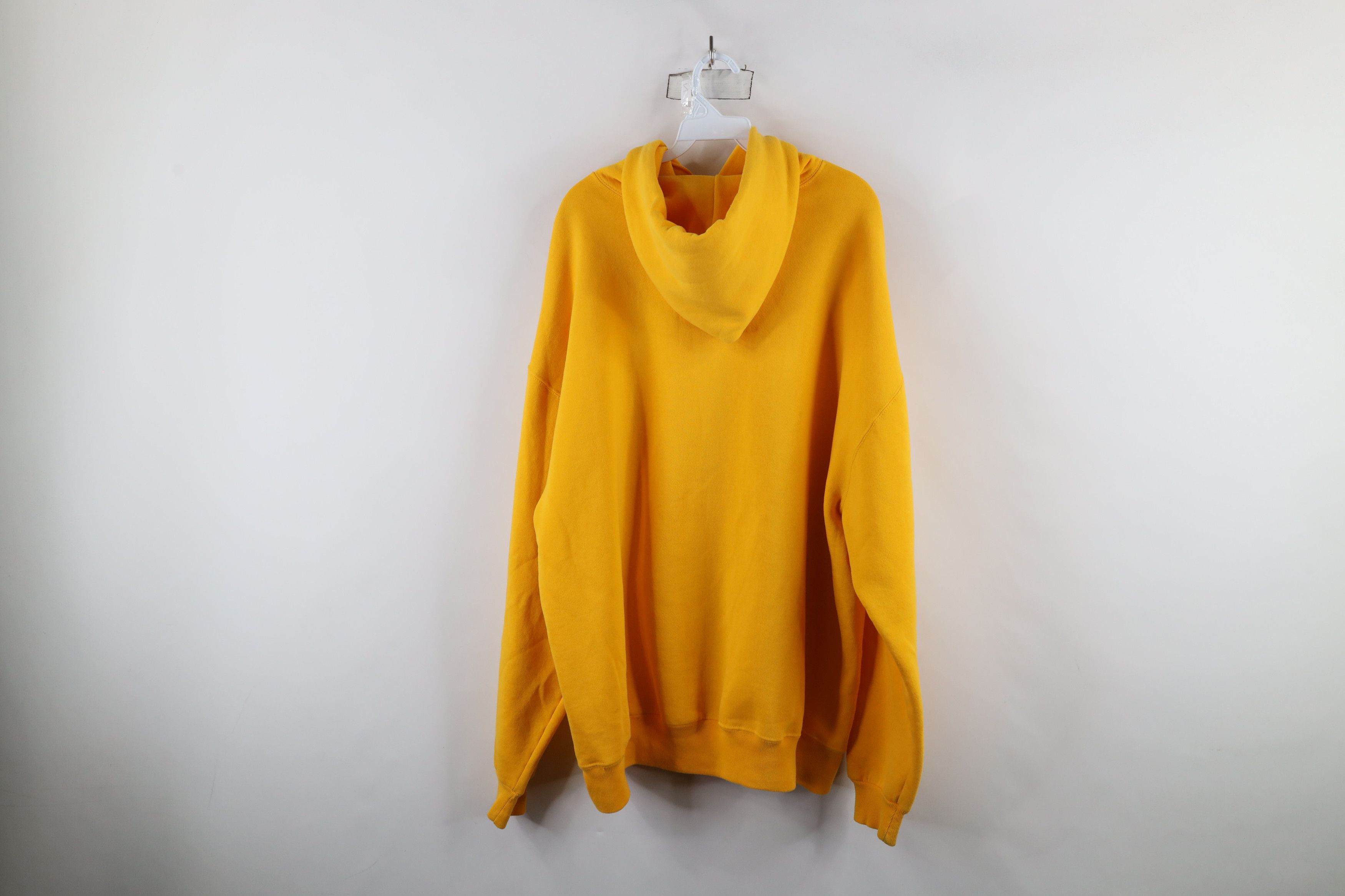 Russell Athletic × Vintage Vintage 90s Russell Athletic Blank Hoodie Sweatshirt Yellow Size US XXL / EU 58 / 5 - 11 Thumbnail