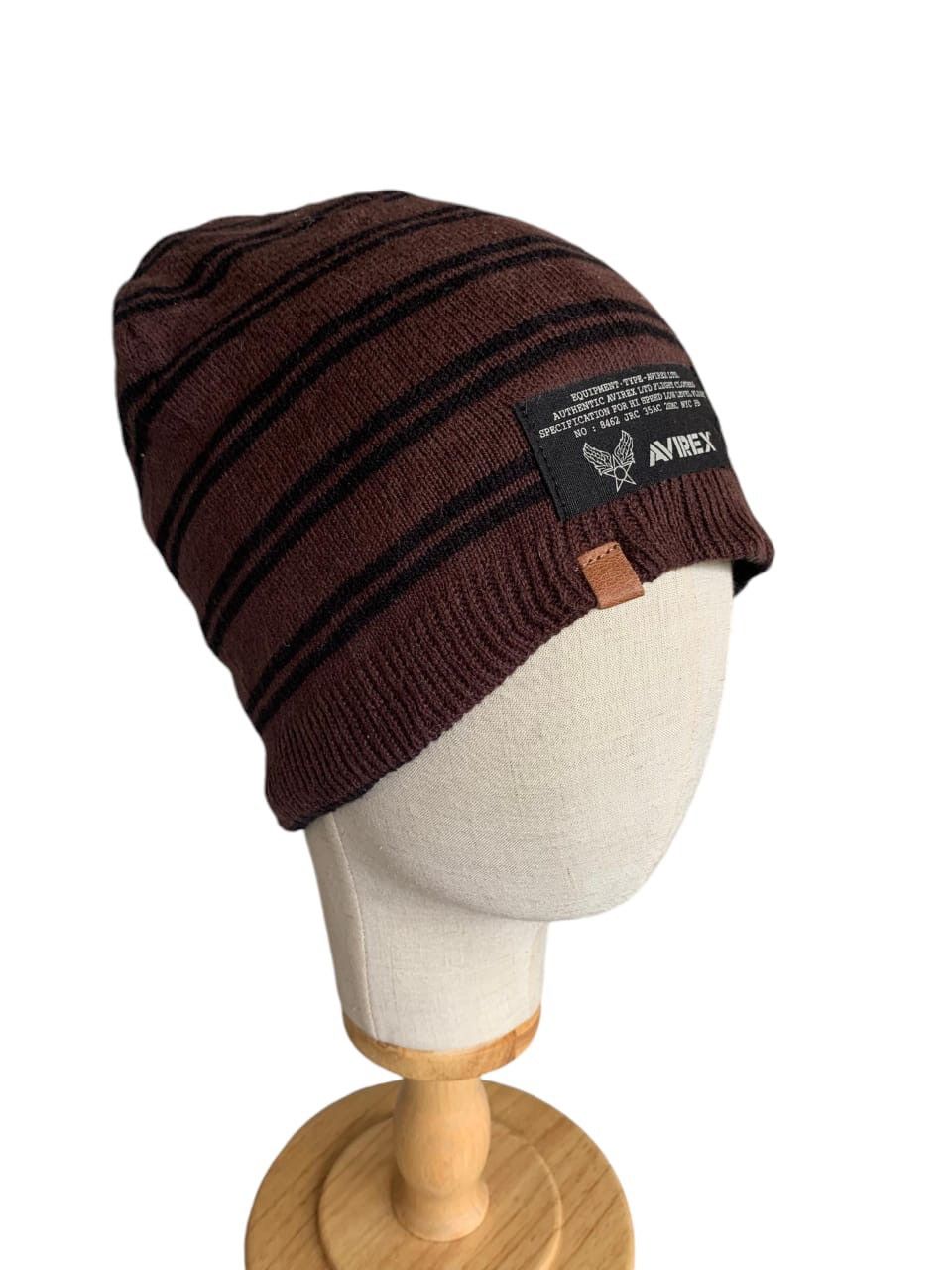 Avirex × Japanese Brand Army Style Avirex Beanie Hat Size ONE SIZE - 3 Thumbnail