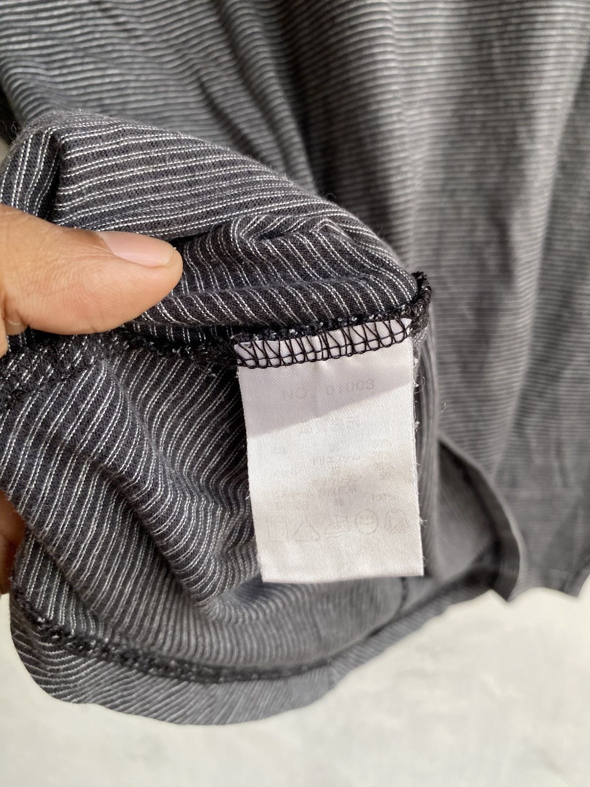 Yohji Yamamoto Vintage Sacsny Y'saccs Yohji Yamamoto pocket Striped Tee Size US L / EU 52-54 / 3 - 6 Thumbnail