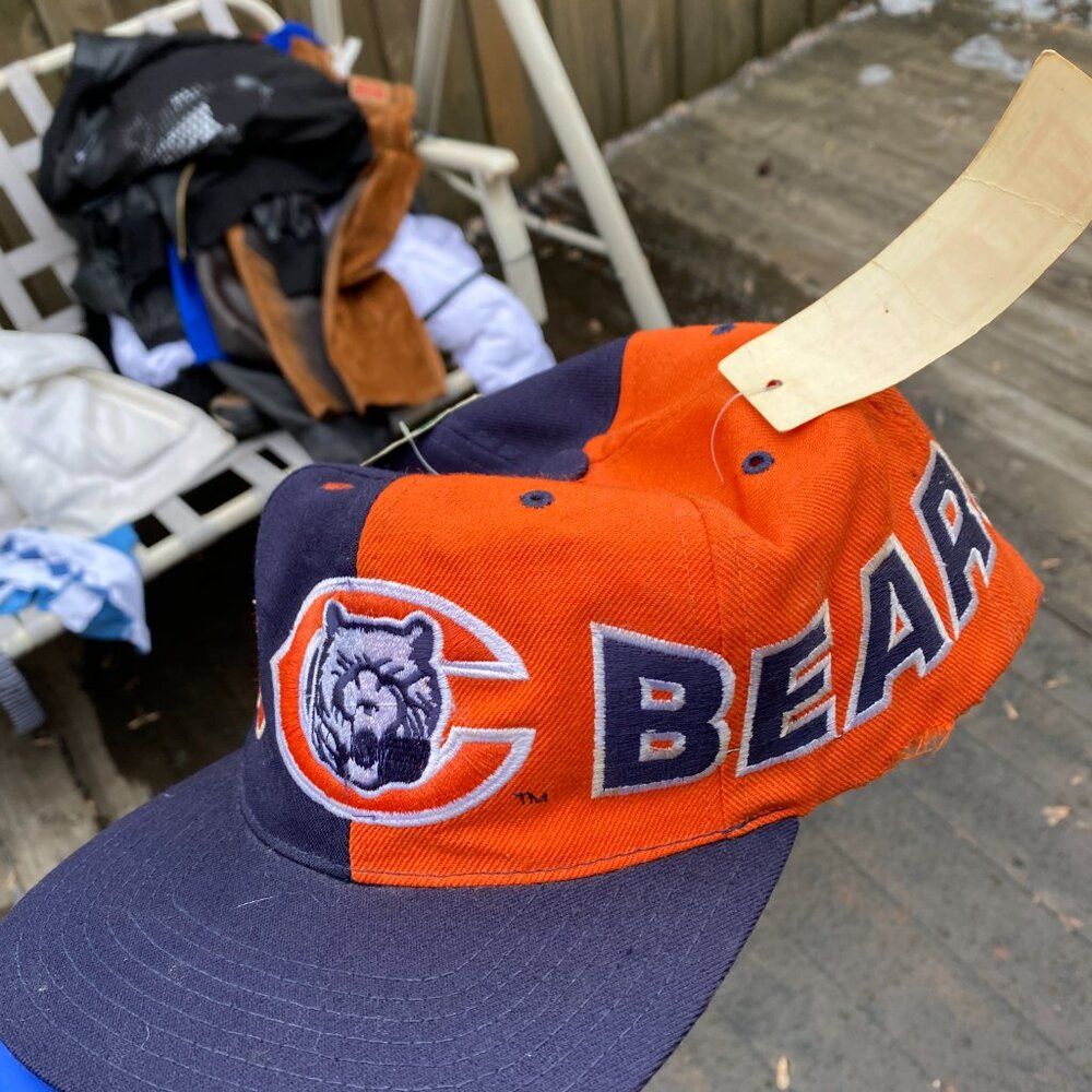 Ccm BNWT 90S Chicago Bears NFL CCM Baseball Hat Cap Embroidered Size ONE SIZE - 4 Thumbnail