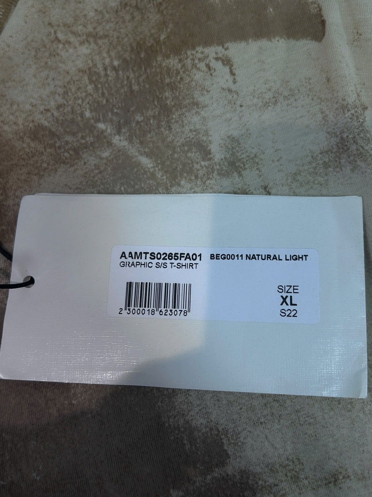 1017 ALYX 9SM 1017 ALYX 9SM Faded Effect Crewneck T Shirt Beige Size US L / EU 52-54 / 3 - 6 Thumbnail