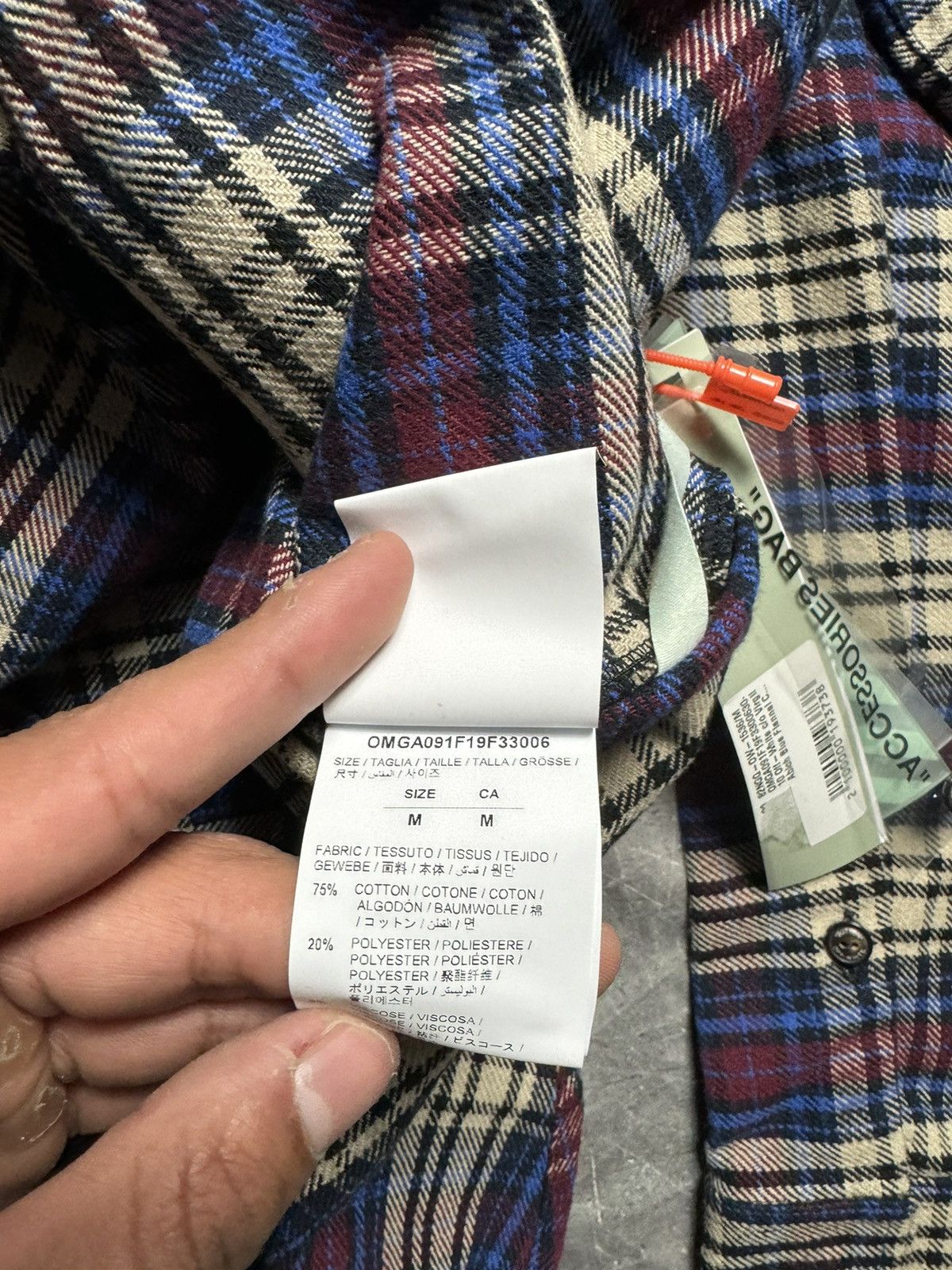 Off-White Off-White Mutlicolor Flannel Size US M / EU 48-50 / 2 - 10 Thumbnail