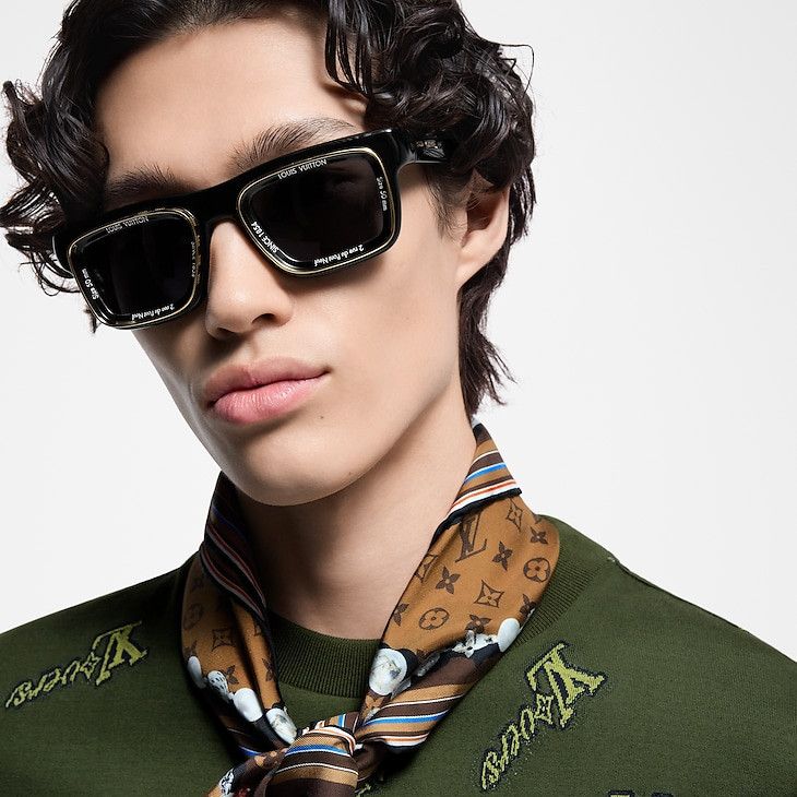 Louis Vuitton LV Super Vision Square Sunglasses Size ONE SIZE - 6 Thumbnail