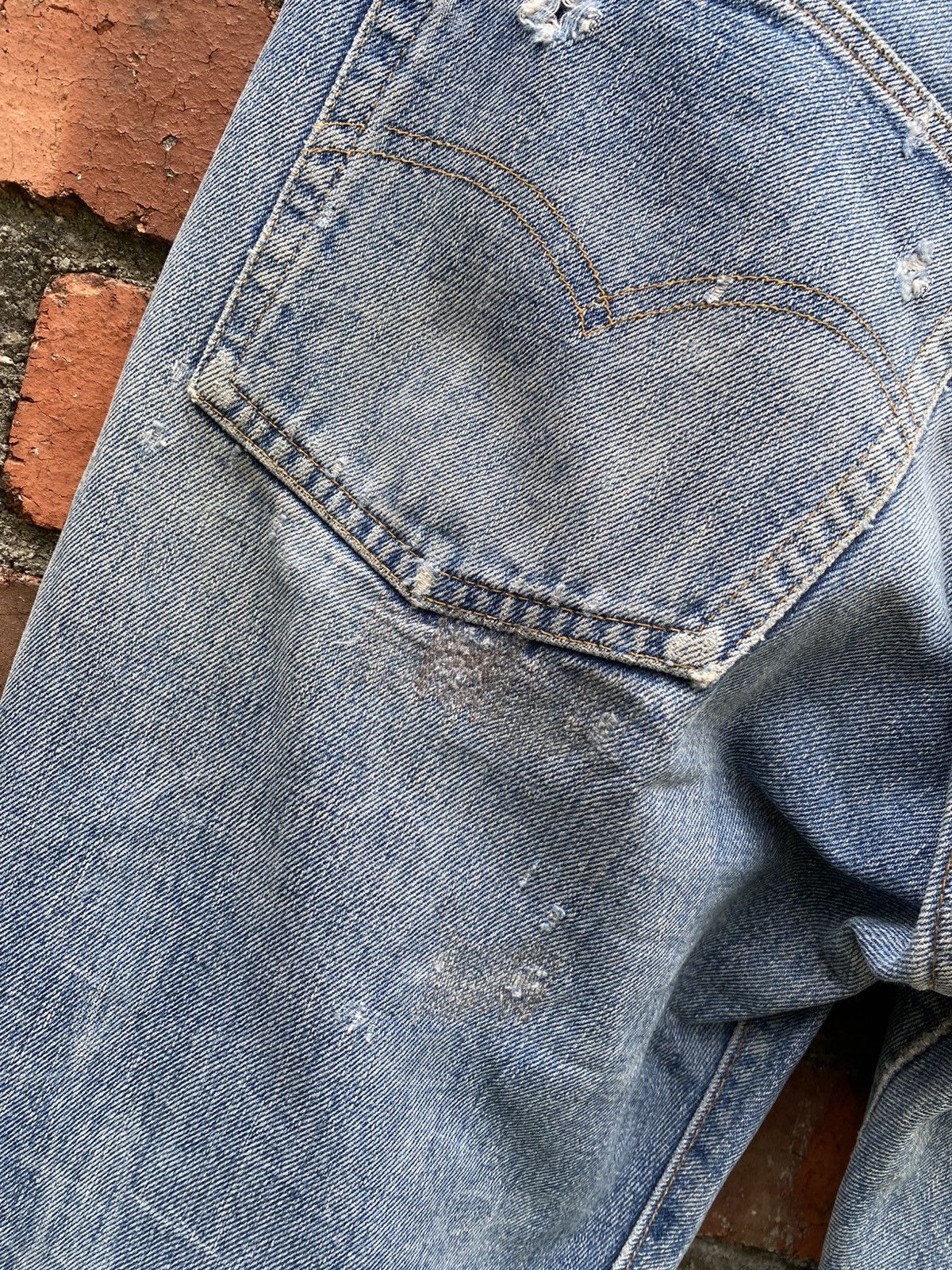 Levi's Vintage Clothing W31x29.5 Vintage levi's 501 redline distressed repaired Size US 31 - 9 Thumbnail