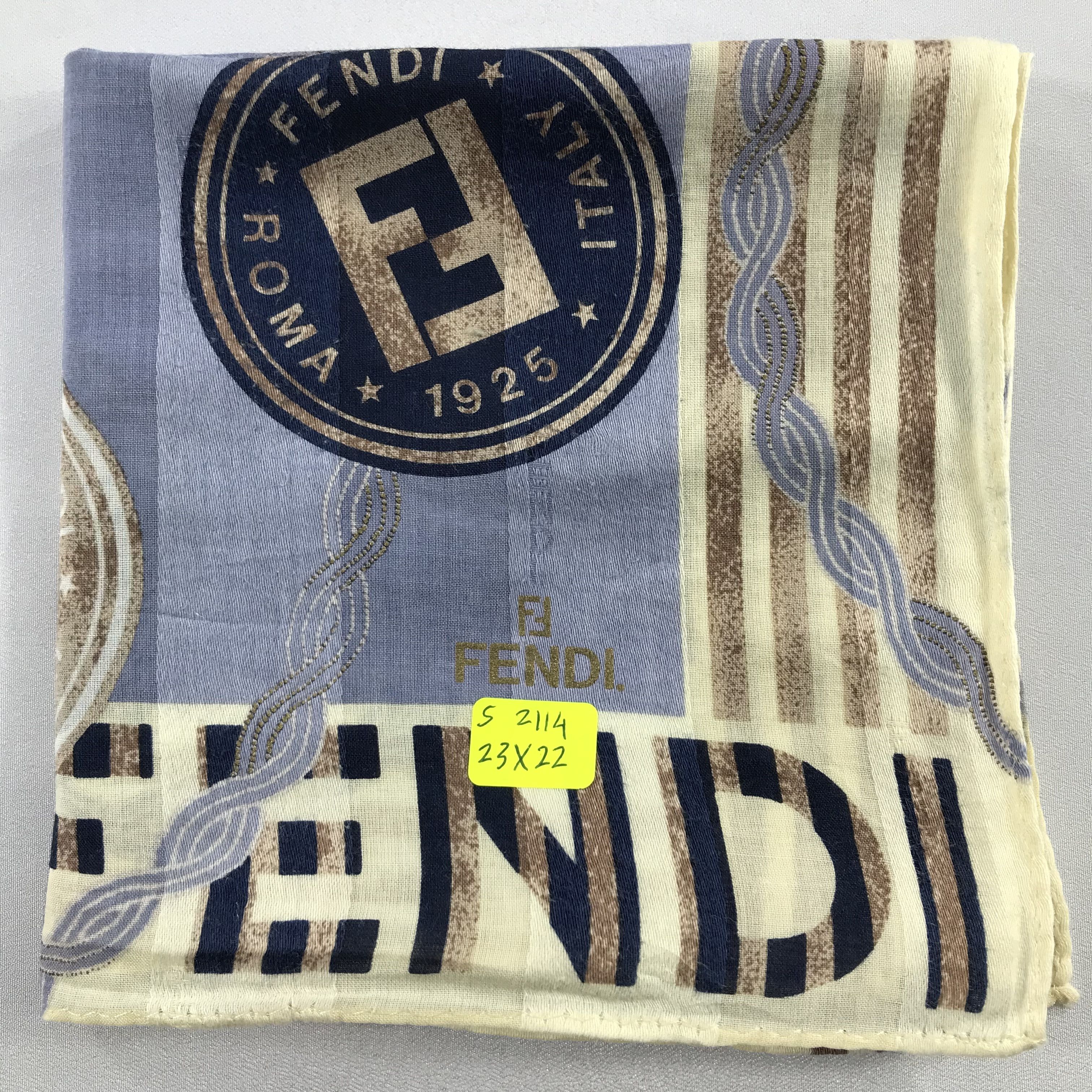 Vintage Vintage Fendi Bandana / Handkerchief / Neckerchief - S2114 Size ONE SIZE - 5 Thumbnail