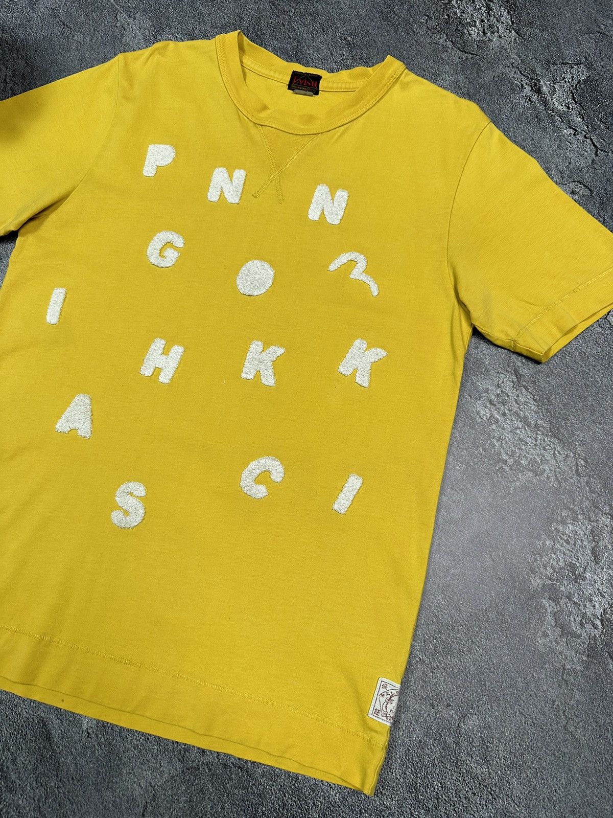 Evisu × Japanese Brand × Vintage EVISU vintage T shirt logo yellow Tee Size US L / EU 52-54 / 3 - 7 Thumbnail