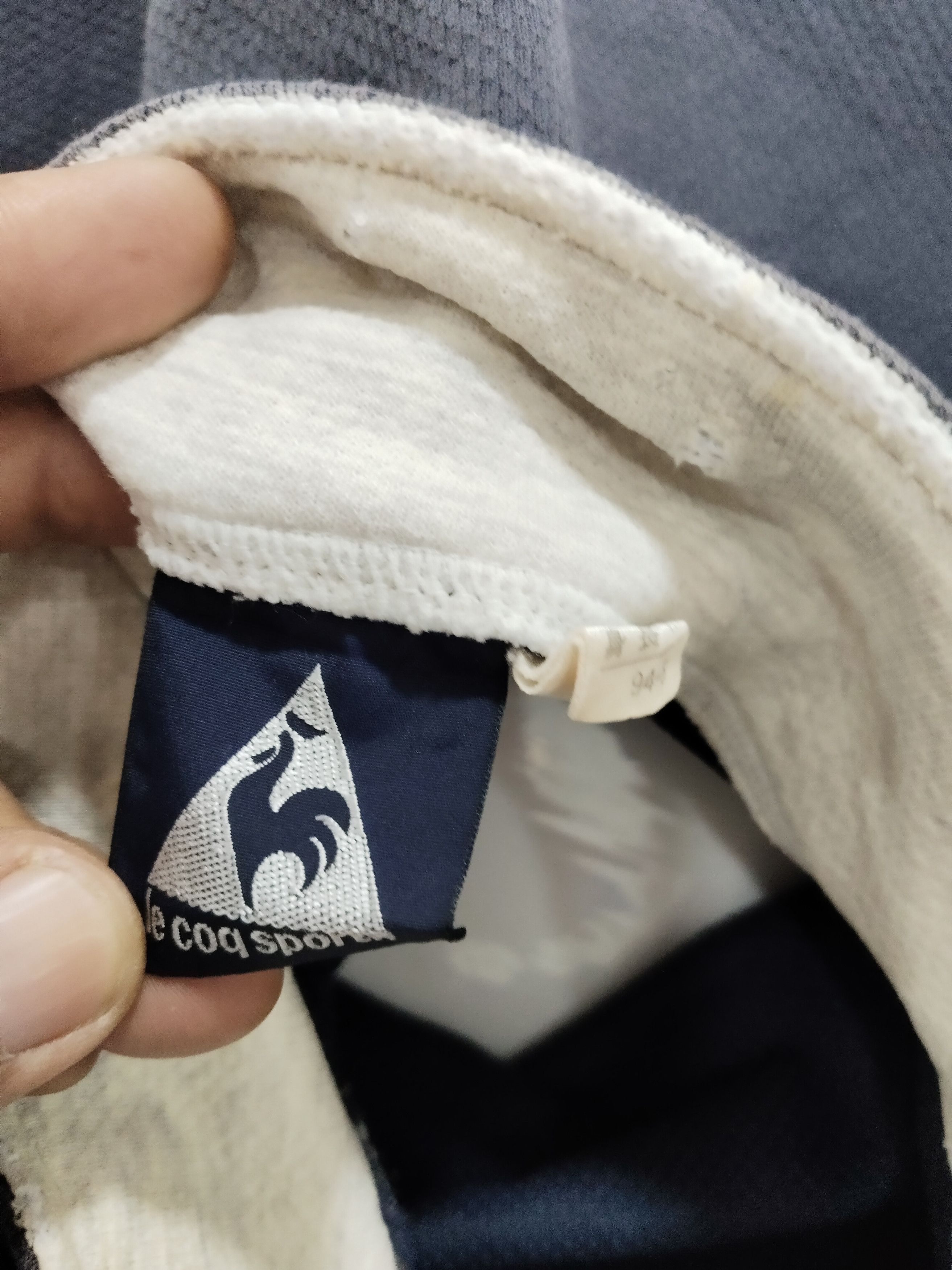 Le Coq Sportif × Vintage Vintage Lecoq Sport if Half Zipper Big Logo Sweatshirt Size US L / EU 52-54 / 3 - 5 Thumbnail