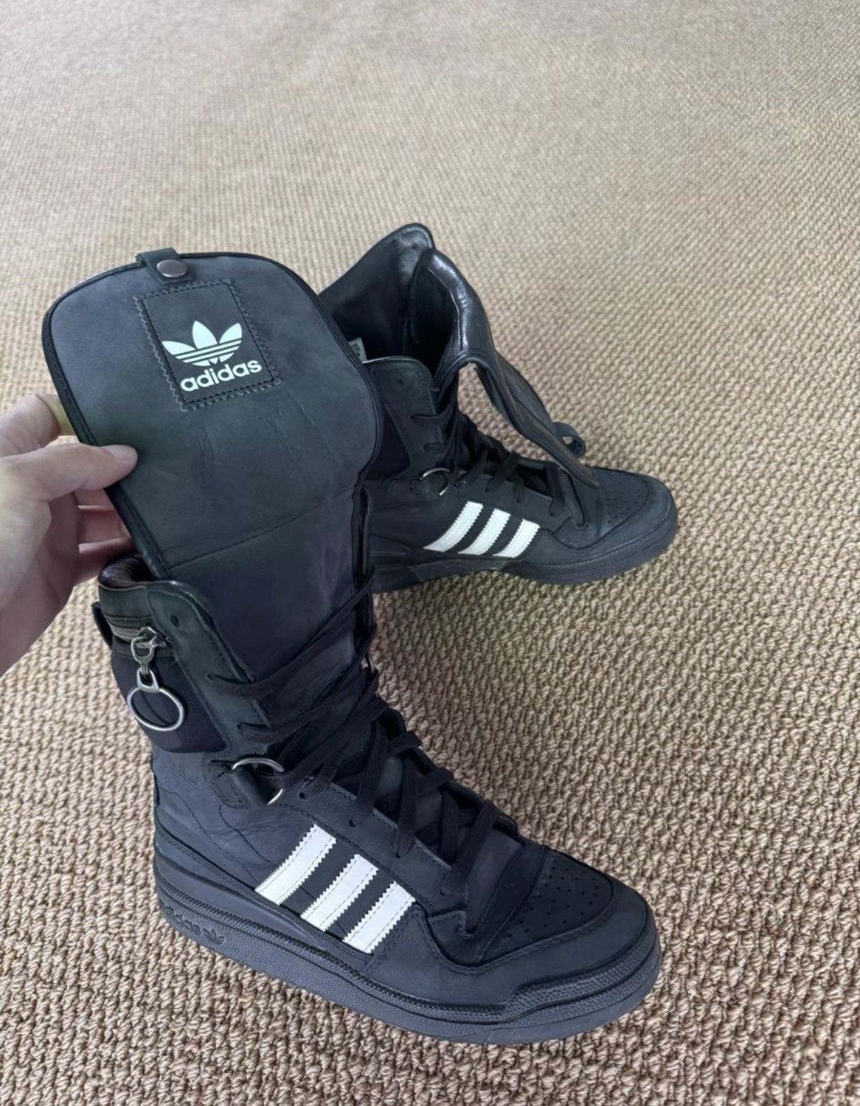 Adidas Adidas Jeremy Scott JS Tall Boy Boxing Shoes D65984 K37 Size US 7 / IT 37 - 6 Thumbnail