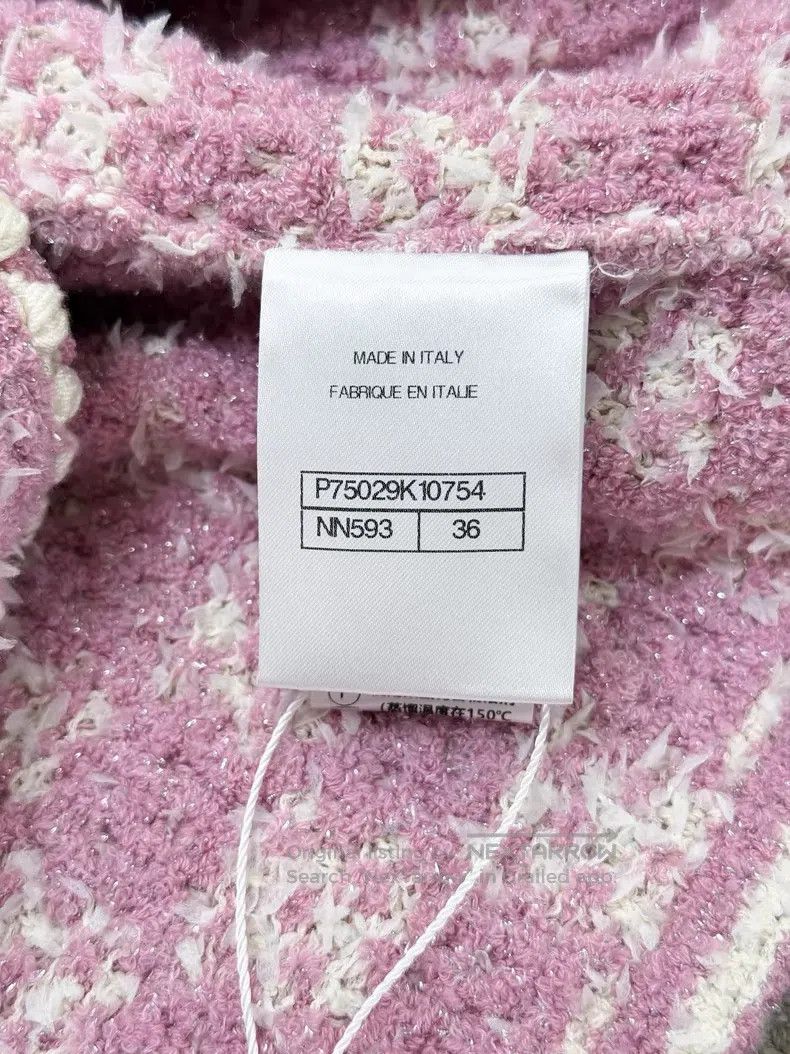 Chanel Chanel Checkerboard fine flash diamond buckle yarn woven l Size XS / US 0-2 / IT 36-38 - 7 Thumbnail