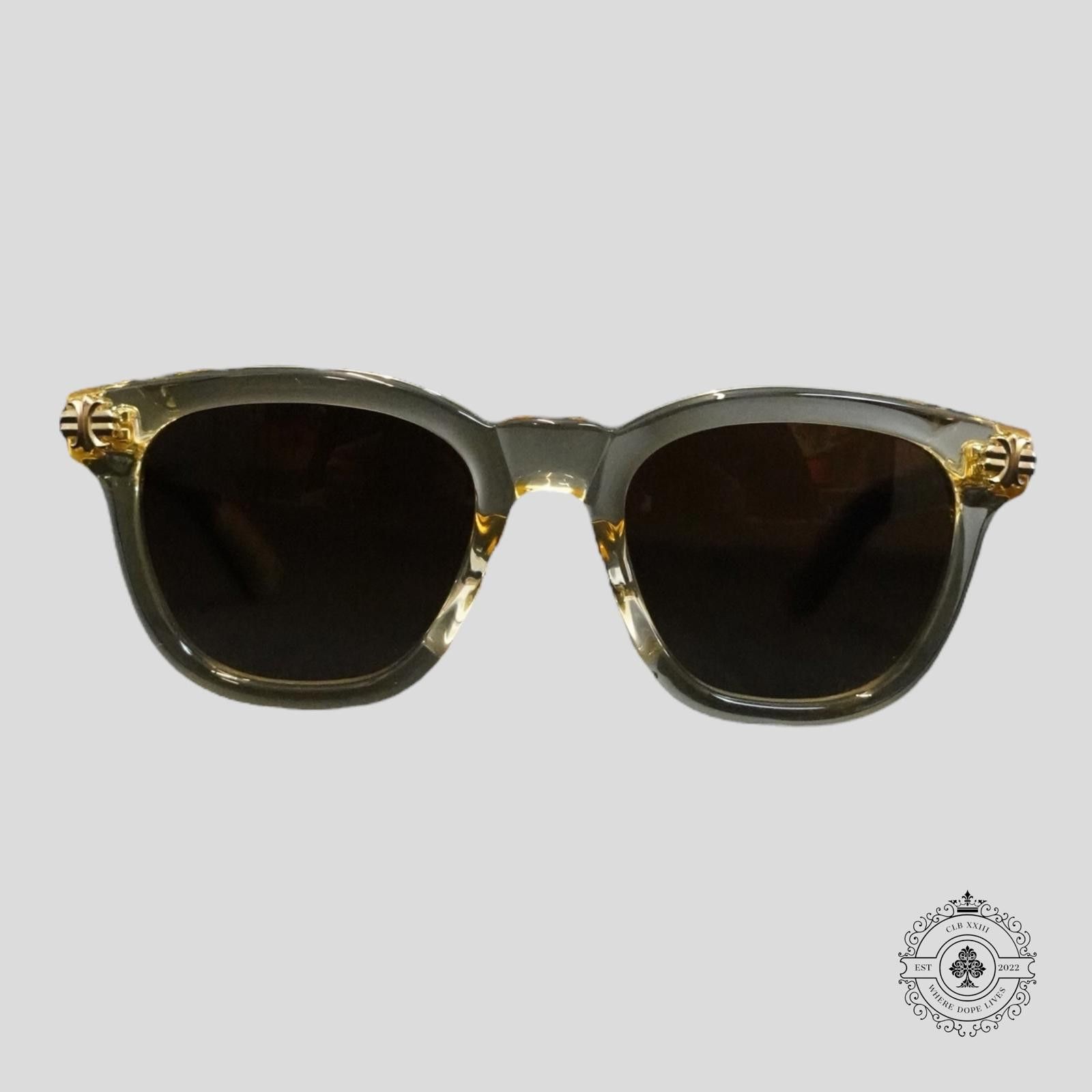 Chrome Hearts Chrome Hearts Smoke Show Glasses in Tortoise Shell/Gold Size ONE SIZE - 2 Thumbnail