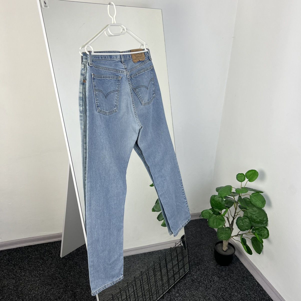 Levi's Vintage Y2K Levi’s 615 Orange Tab Baggy Denim Jeans Size US 33 - 1 Thumbnail