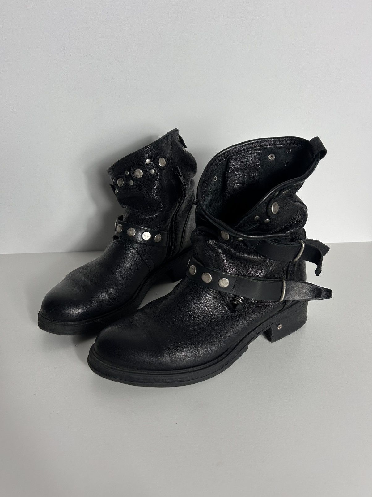 Other Insane vintage leather biker boots Size US 8 / IT 38 - 3 Thumbnail