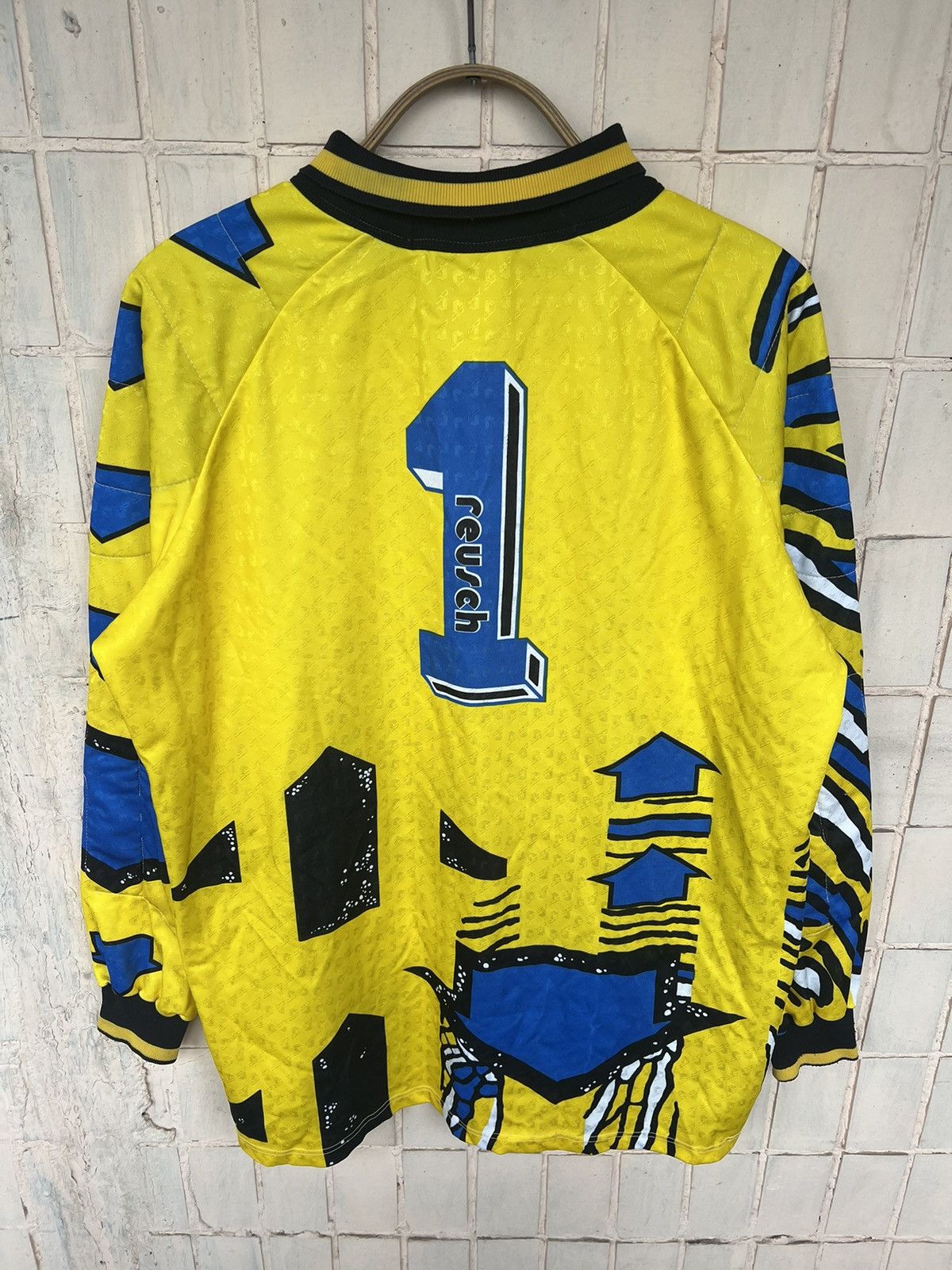 Vintage 90s Goalkeeper Football Shirt Soccer Jersey Template Reusch Size US L / EU 52-54 / 3 - 17 Thumbnail