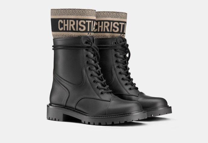 Dior o1w1db11124 D-Major Ankle Boots in Black Size US 6 / IT 36 - 2 Thumbnail