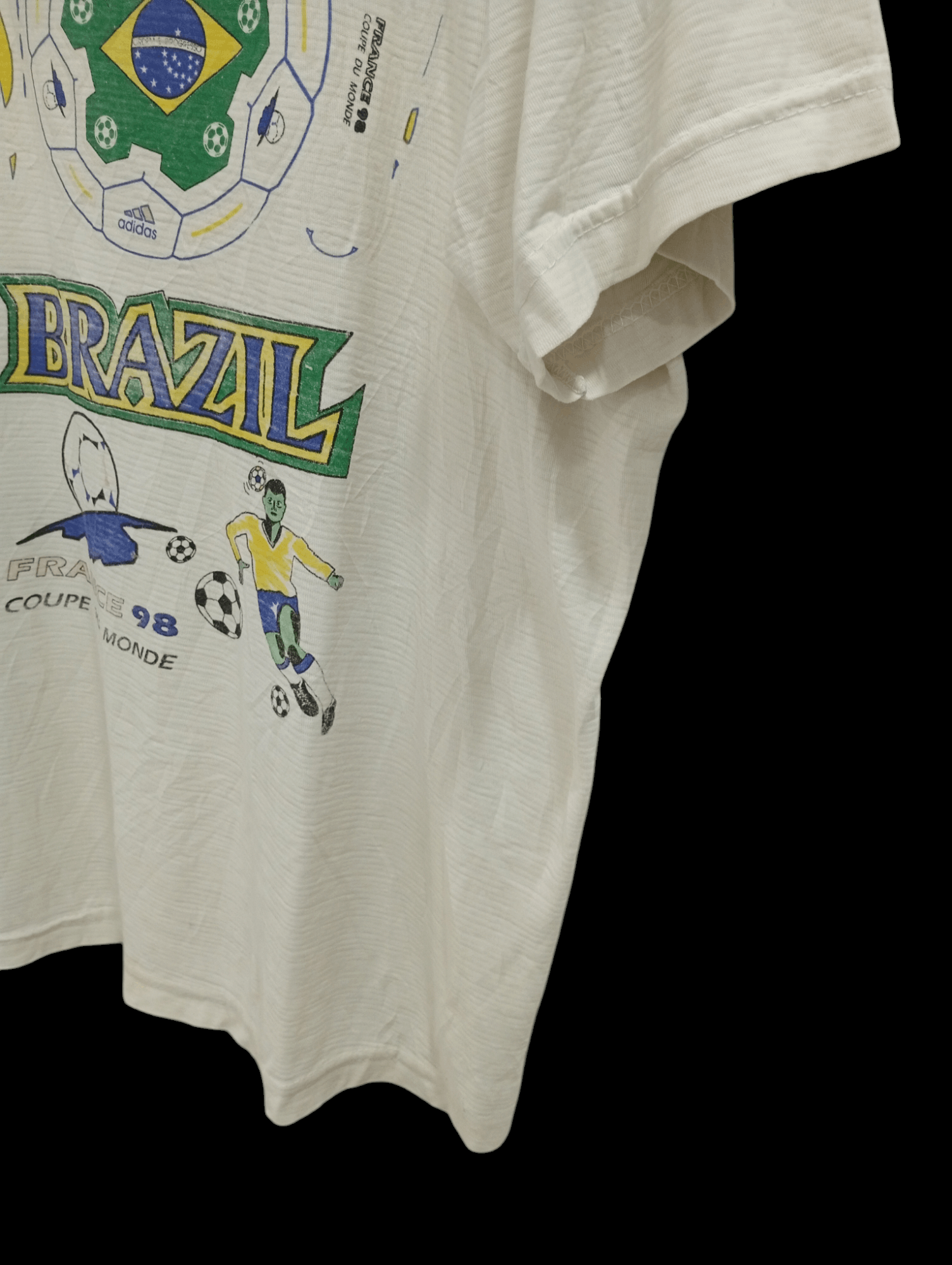 Vintage 🔥🔥Vintage France 98 Coupe Du Monde T-Shirt Size US L / EU 52-54 / 3 - 9 Thumbnail