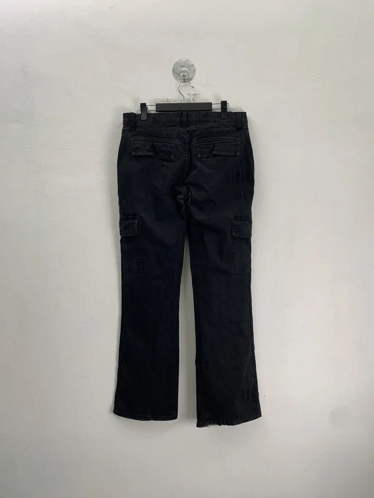 Japanese Brand Blue Asphalt Utility Flare/Bootcut Cargo Trousers Pants W32 Size US 32 / EU 48 - 4 Thumbnail