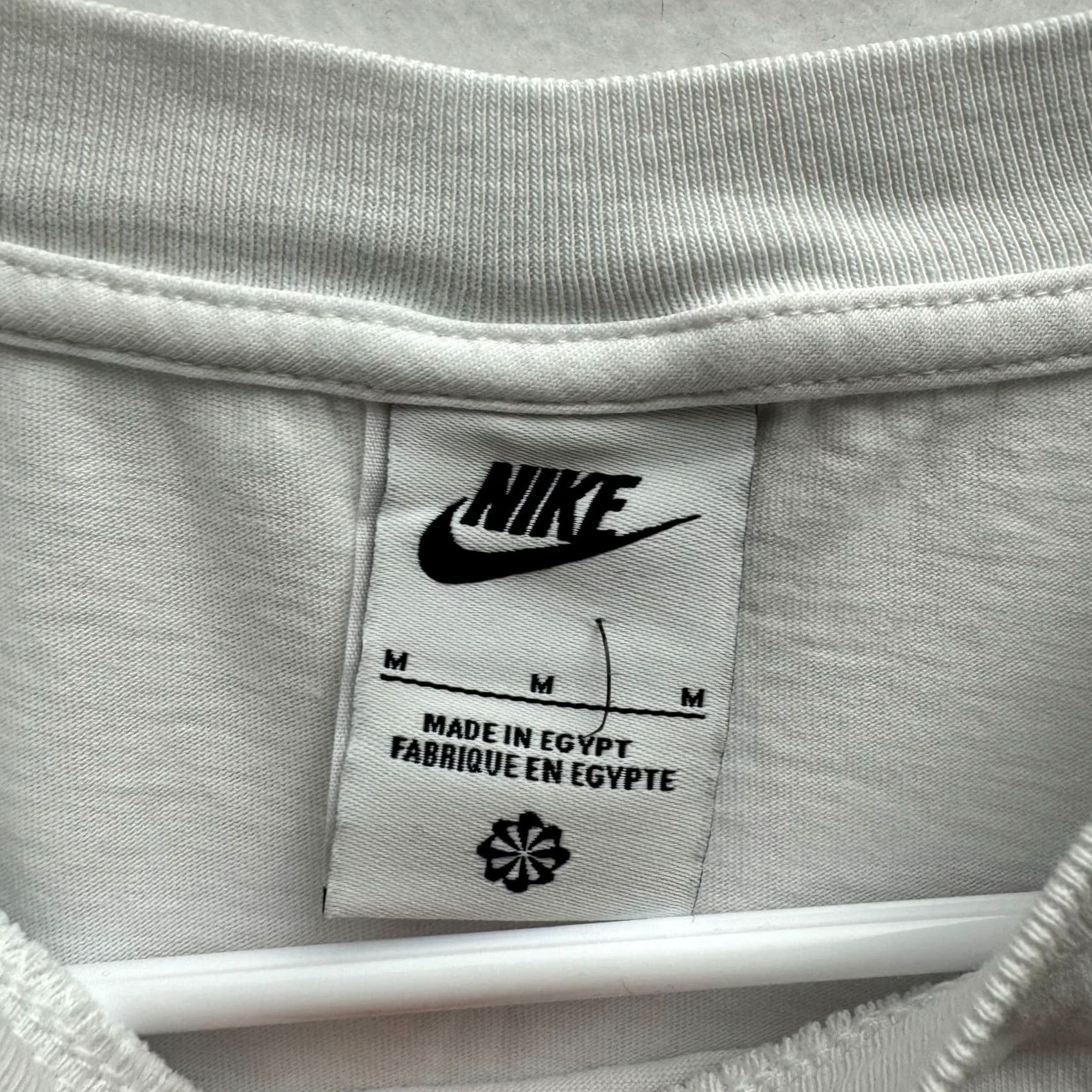 Nike Nike Essentials Women's Midi Dress Short Sleeve Crew Neck Embroidered Center Swoosh White M Size M / US 6-8 / IT 42-44 - 3 Thumbnail