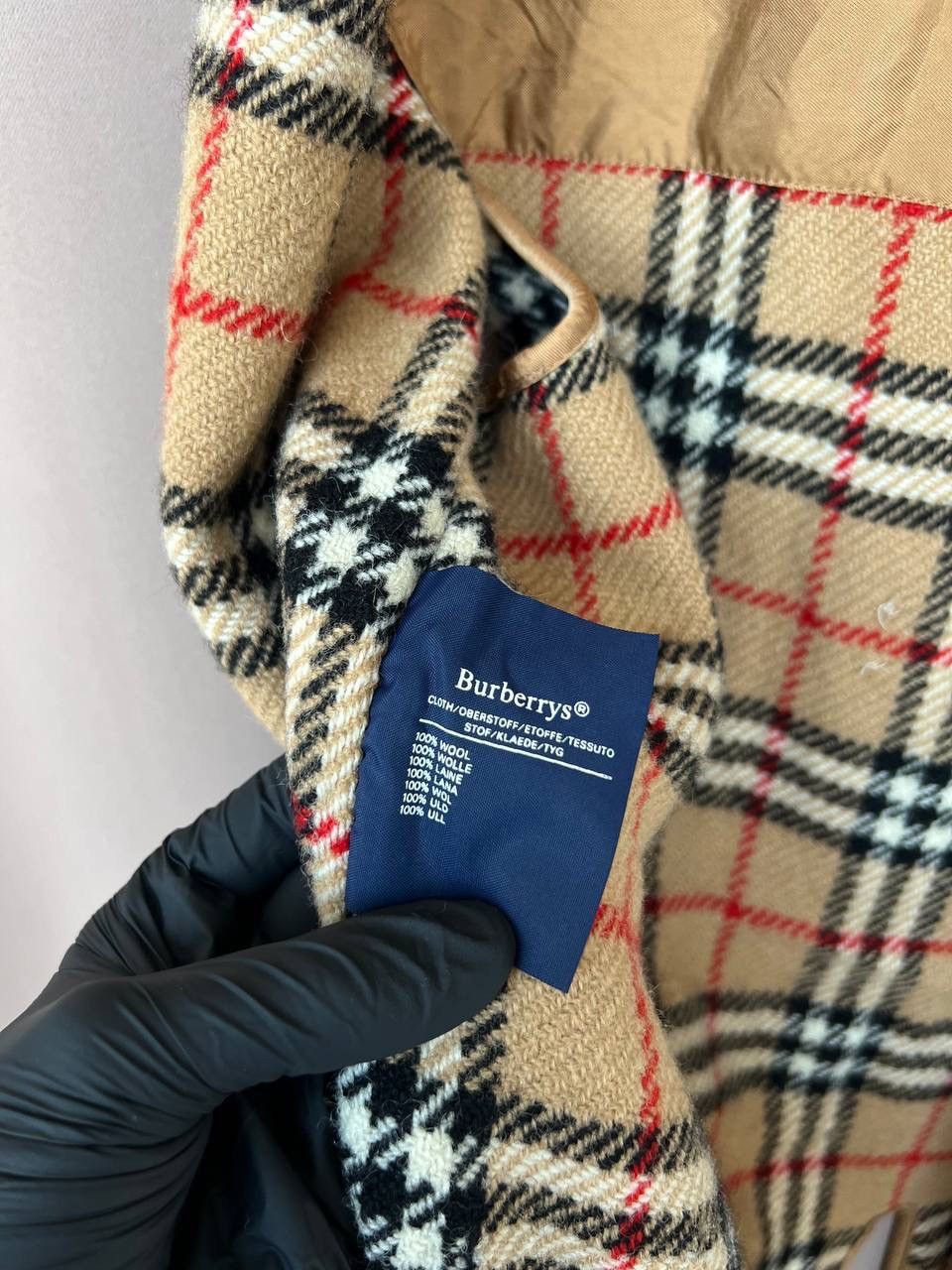 Burberry Burberrys Trench Coat Inner Lining 100% Wool Vintage Size L Size L / US 10 / IT 46 - 12 Thumbnail