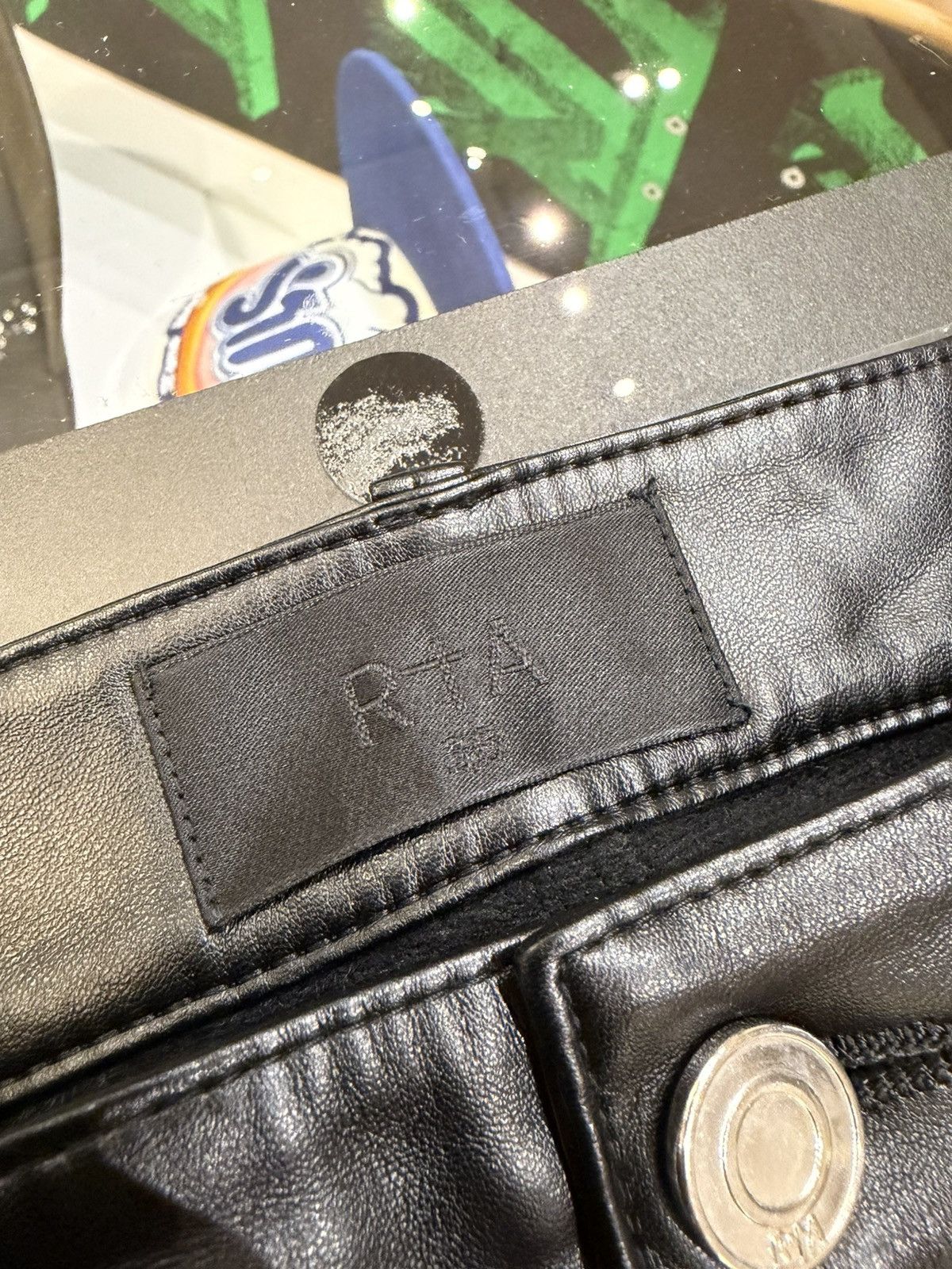Rta RtA Leather Jeans Size US 36 / EU 52 - 3 Thumbnail