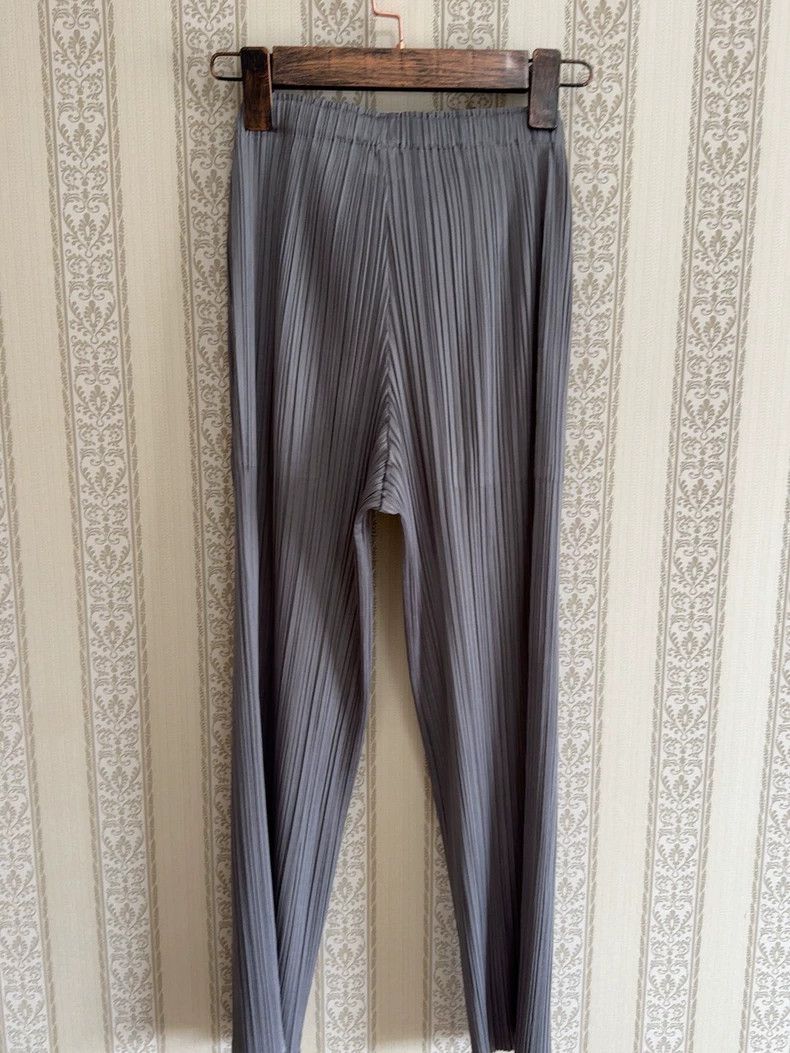 Issey Miyake issey miyake size:s Grey pleated pants 2505-Nextarrow Size US 26 / EU 42 - 5 Thumbnail