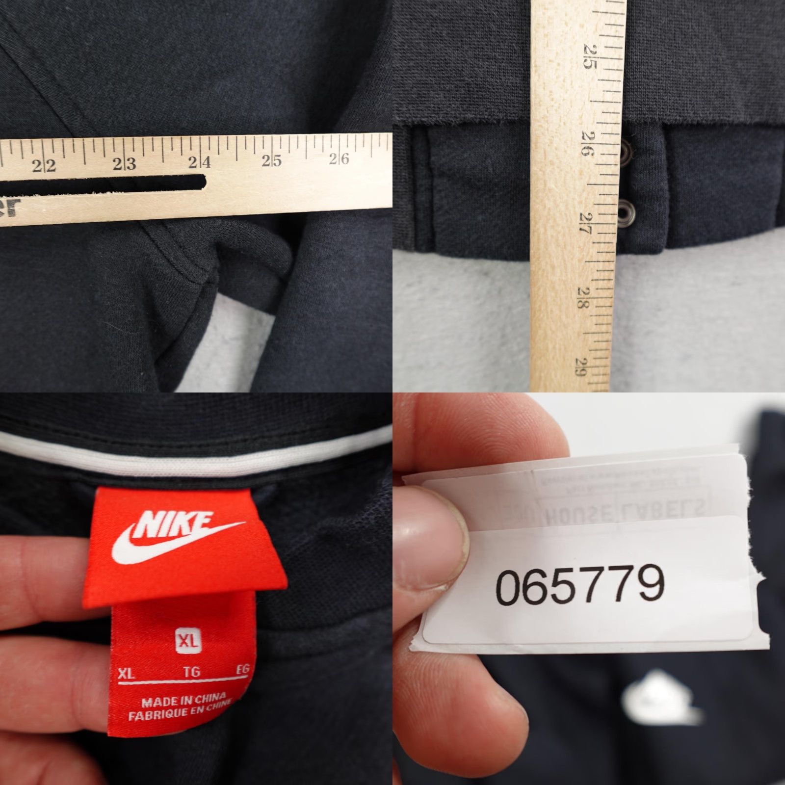 Nike Nike Jacket Womens XL Black NSW Rally Bomber Full Zip Snap-Front Pockets Fleece Mid-Length Casual Sportswear Women Size XL / US 12-14 / IT 48-50 - 8 Thumbnail