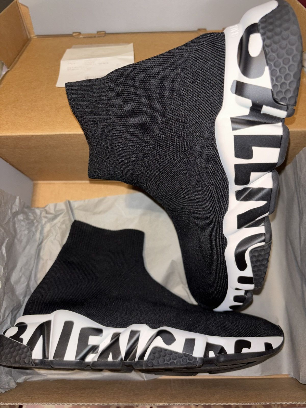 Balenciaga Balenciaga Graffiti Speet Lt Sneakers Size US 7 / IT 37 - 4 Thumbnail