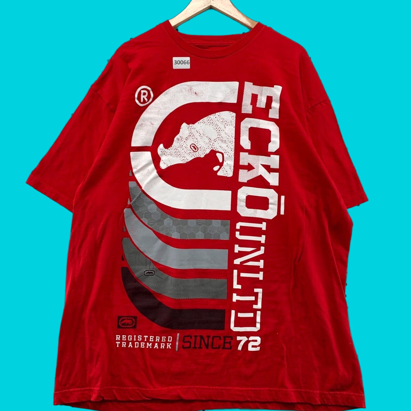 Ecko Unltd. VINTAGE ECKO Unltd Shirt Red Graphic Hip Hop 3XL Mens Cotton Crew Neck Short Sleeve Size US XXL / EU 58 / 5 - 1 Thumbnail