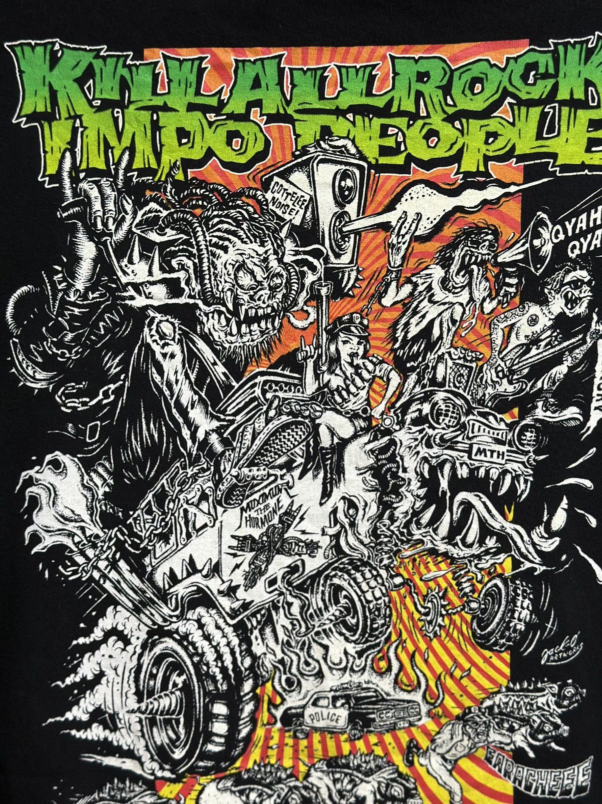Japanese Brand Thrasher Vintage Maximum Bakusou The Hormone Tee Size US XXL / EU 58 / 5 - 11 Thumbnail