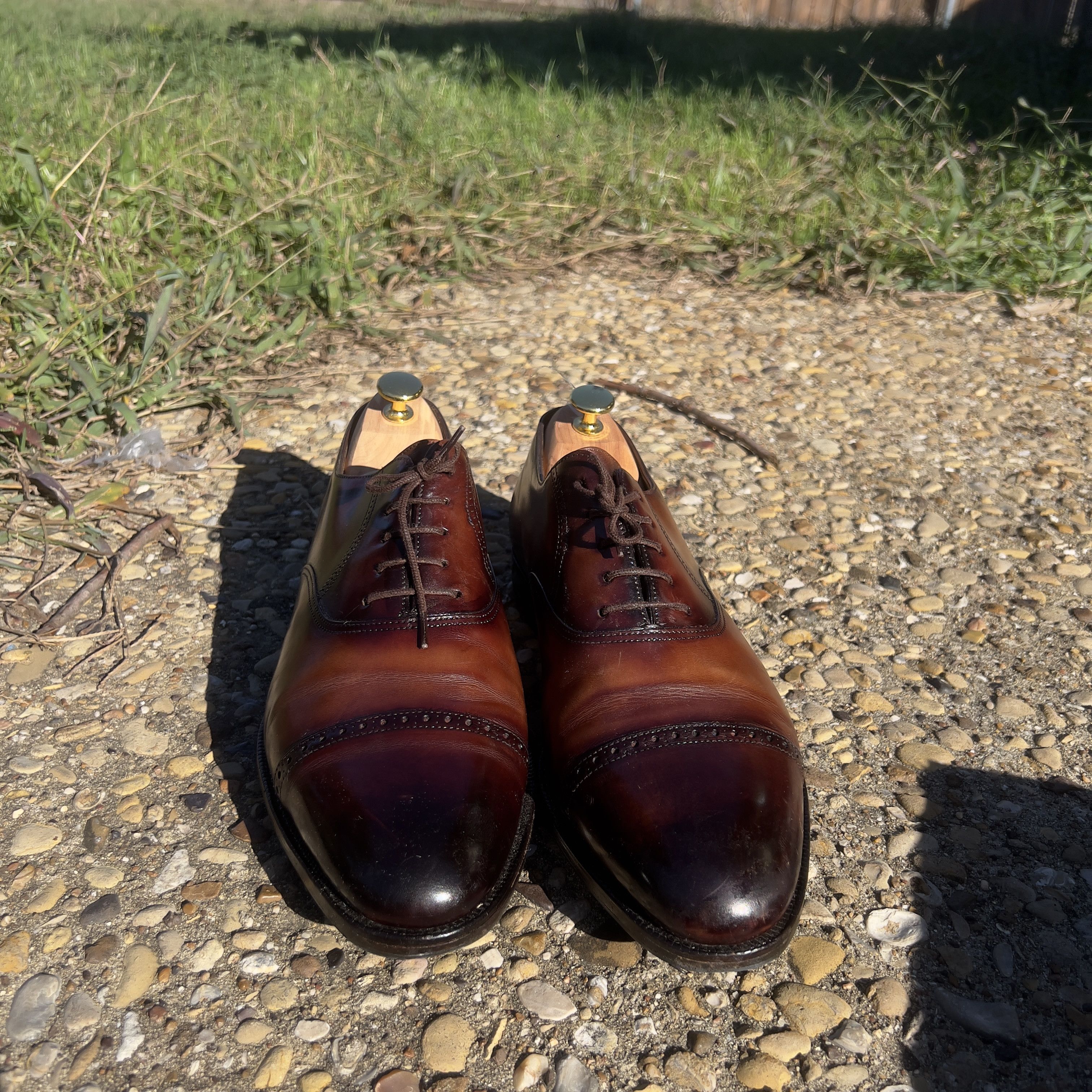 John Lobb John Lobb philip II half brogue cap toe oxford 10.5 us Size US 10.5 / EU 43-44 - 3 Thumbnail