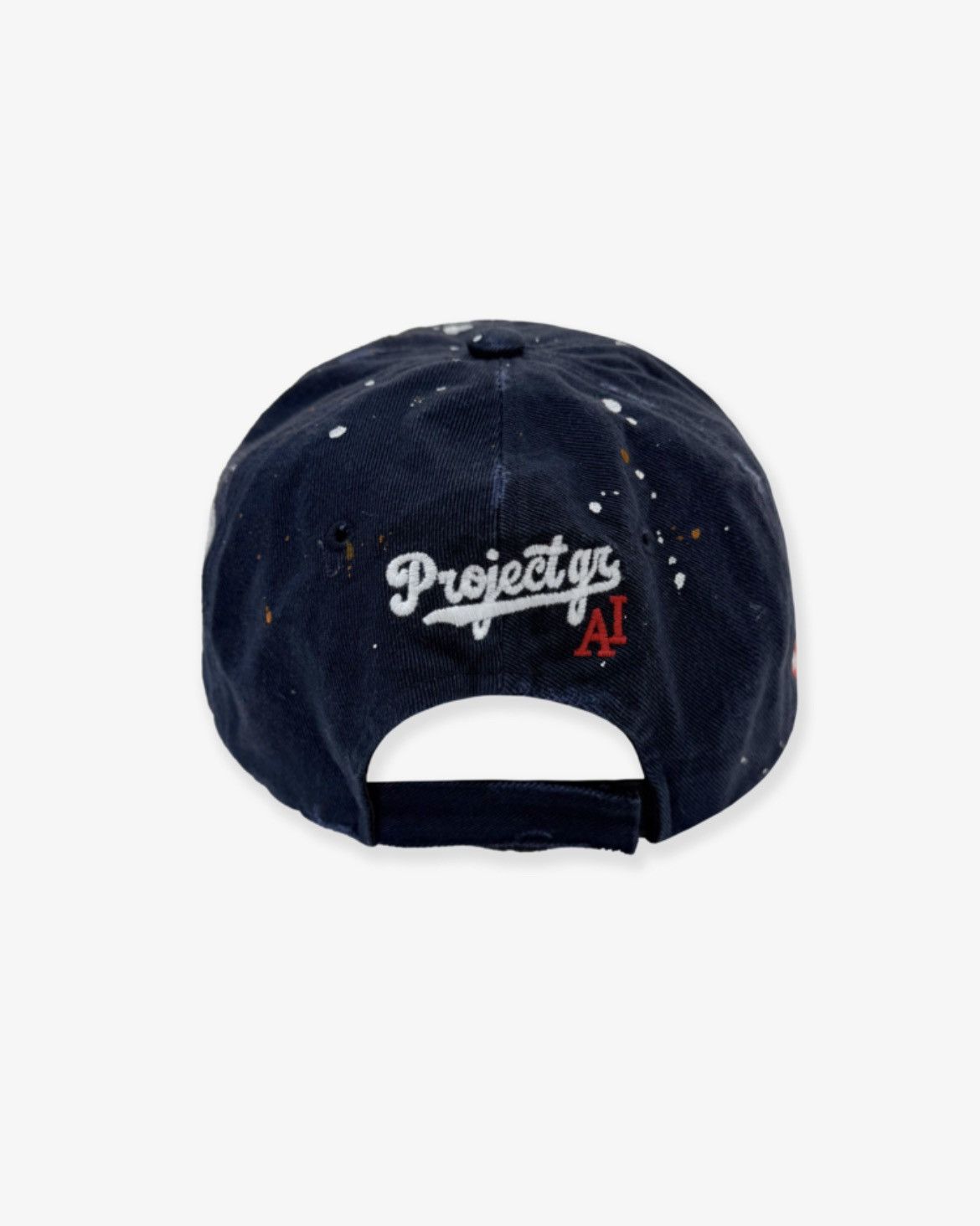 PROJECT G/R WIDE THROWBACK CAP - NAVY hat | Grailed