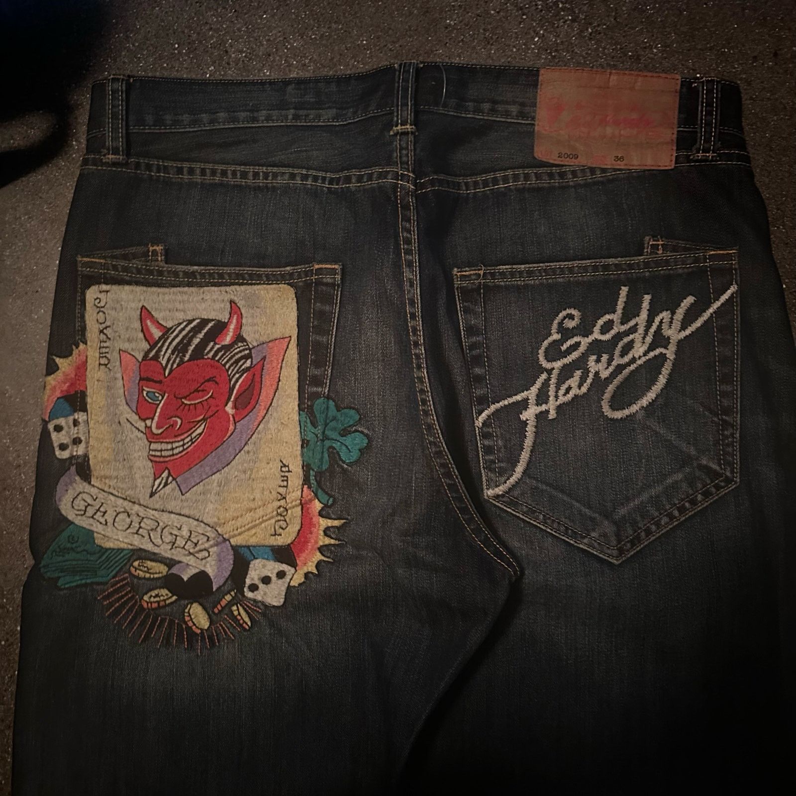 Ed Hardy ed hardy christian audigier spell out devil cash design Size US 36 / EU 52 - 3 Thumbnail