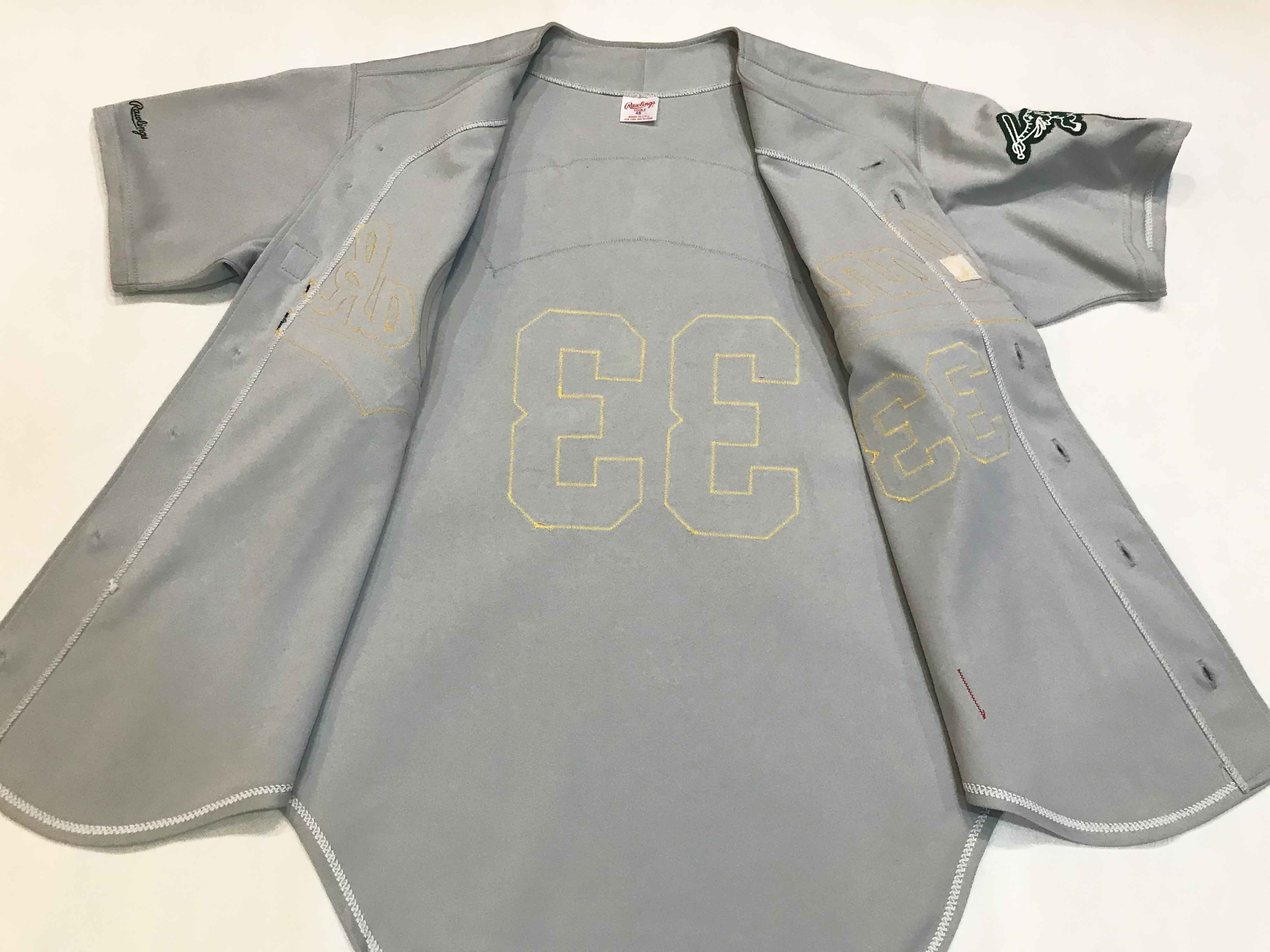 Vintage Vintage Rawlings MLB Oakland Athletics CANSECO #33 Jersey Size US L / EU 52-54 / 3 - 9 Thumbnail